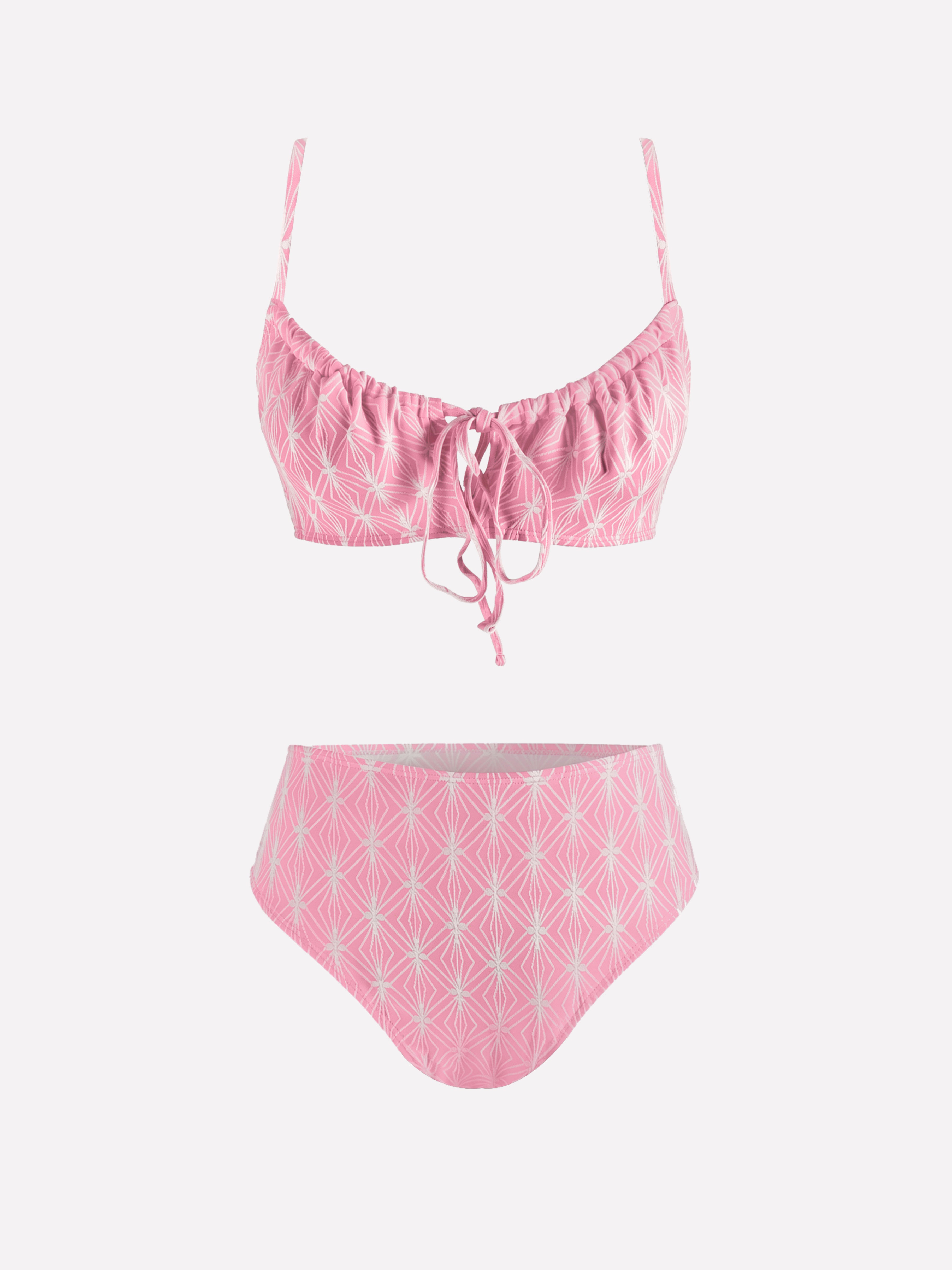 Noctra Ruched Bikini Set