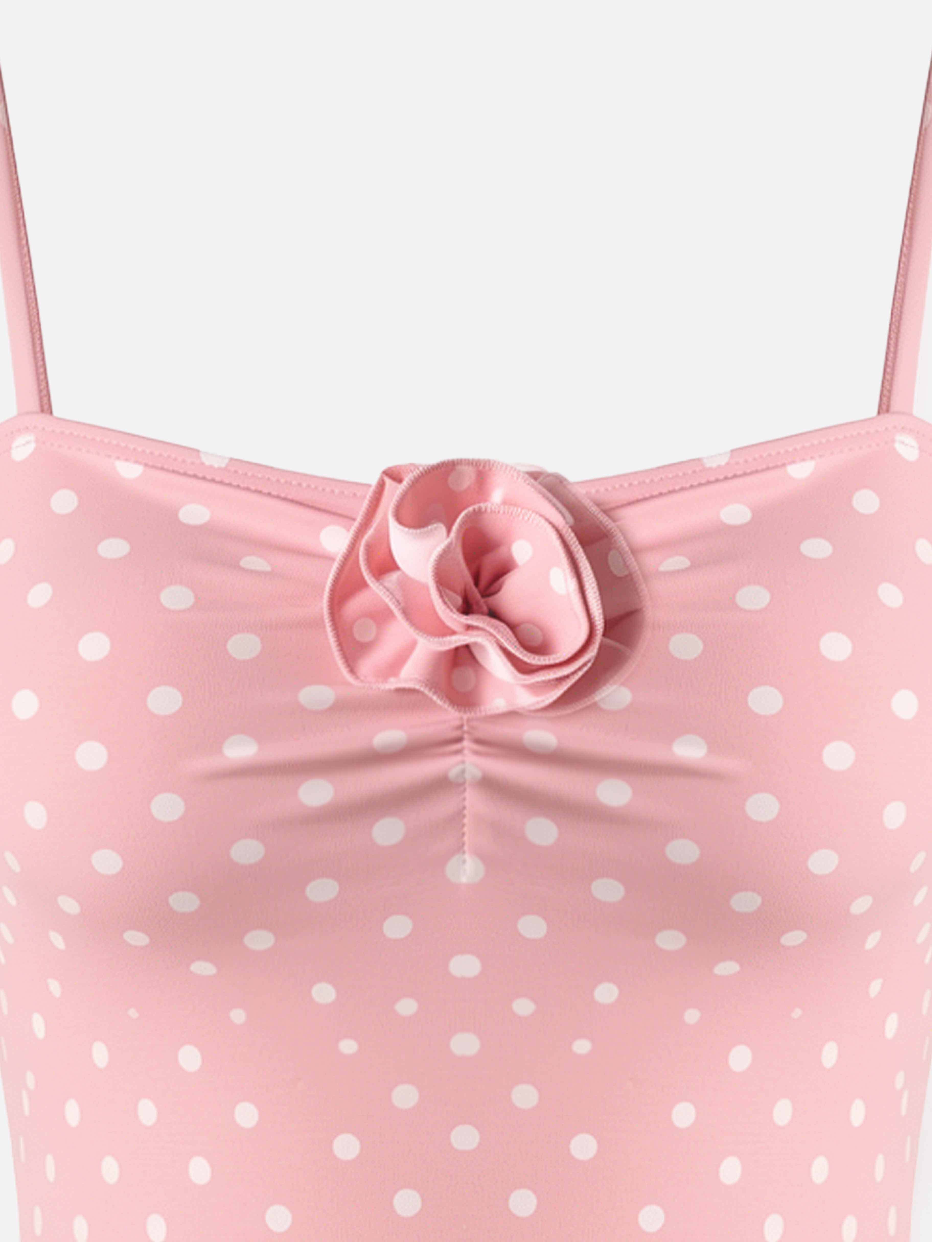 Seluna Rose Polka Dot One-Piece Swimsuit