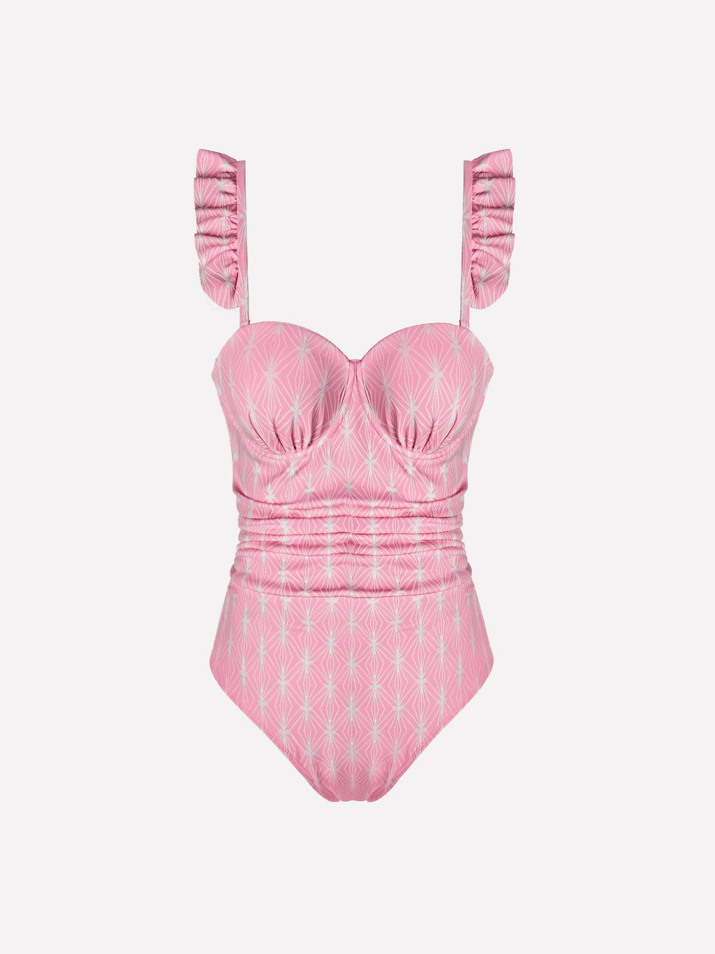 Noctra Ruched One-Piece Swimsuit