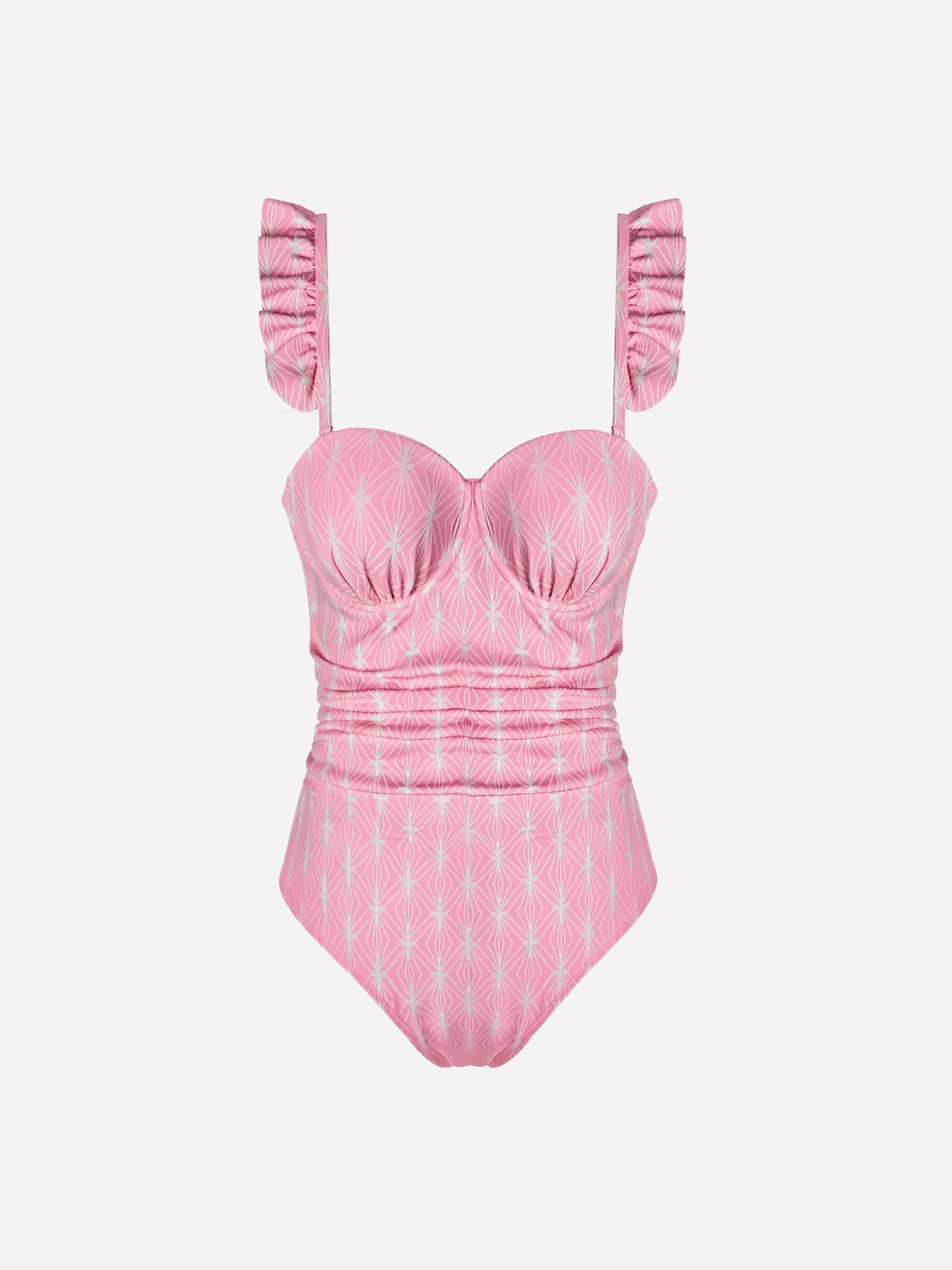 Noctra Ruched One-Piece Swimsuit