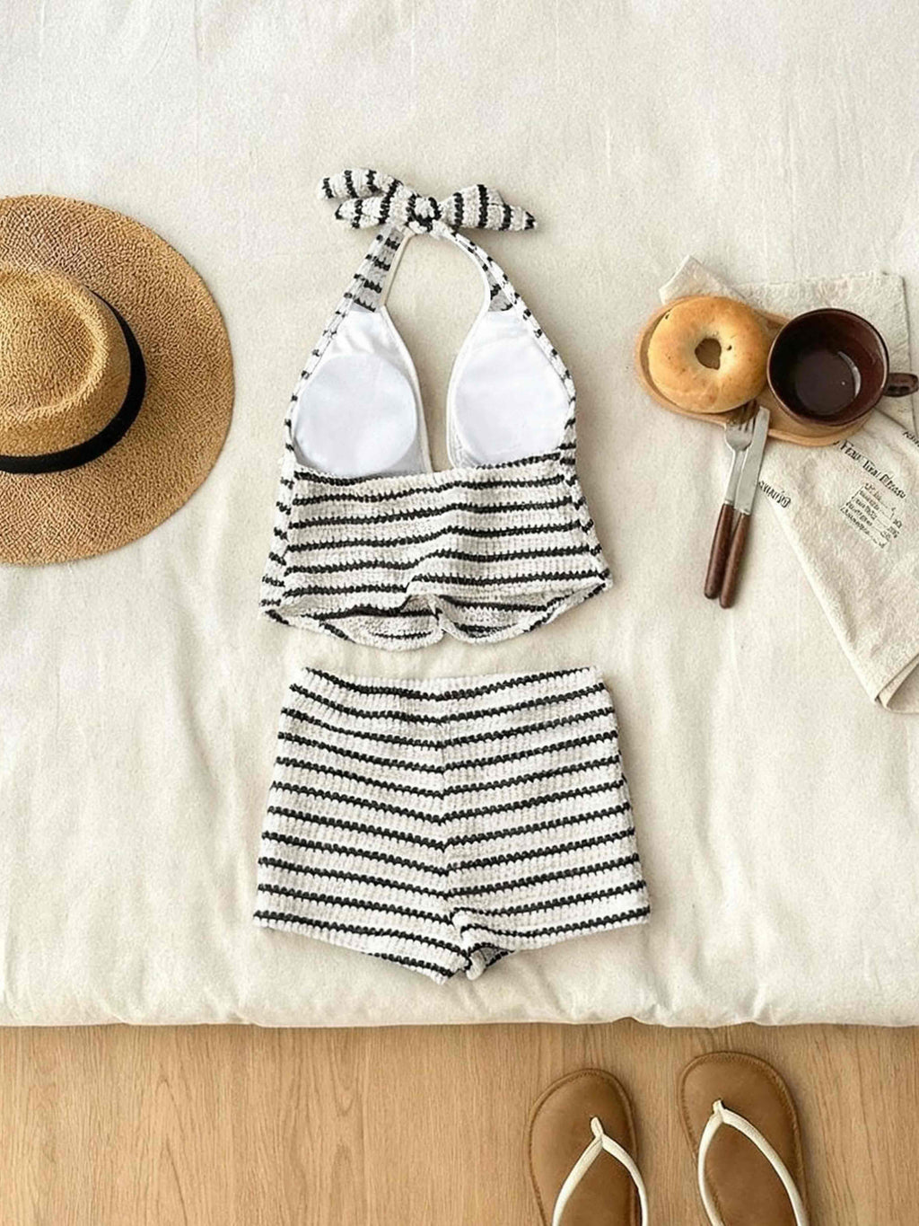 Marée Stripe Tankini Set