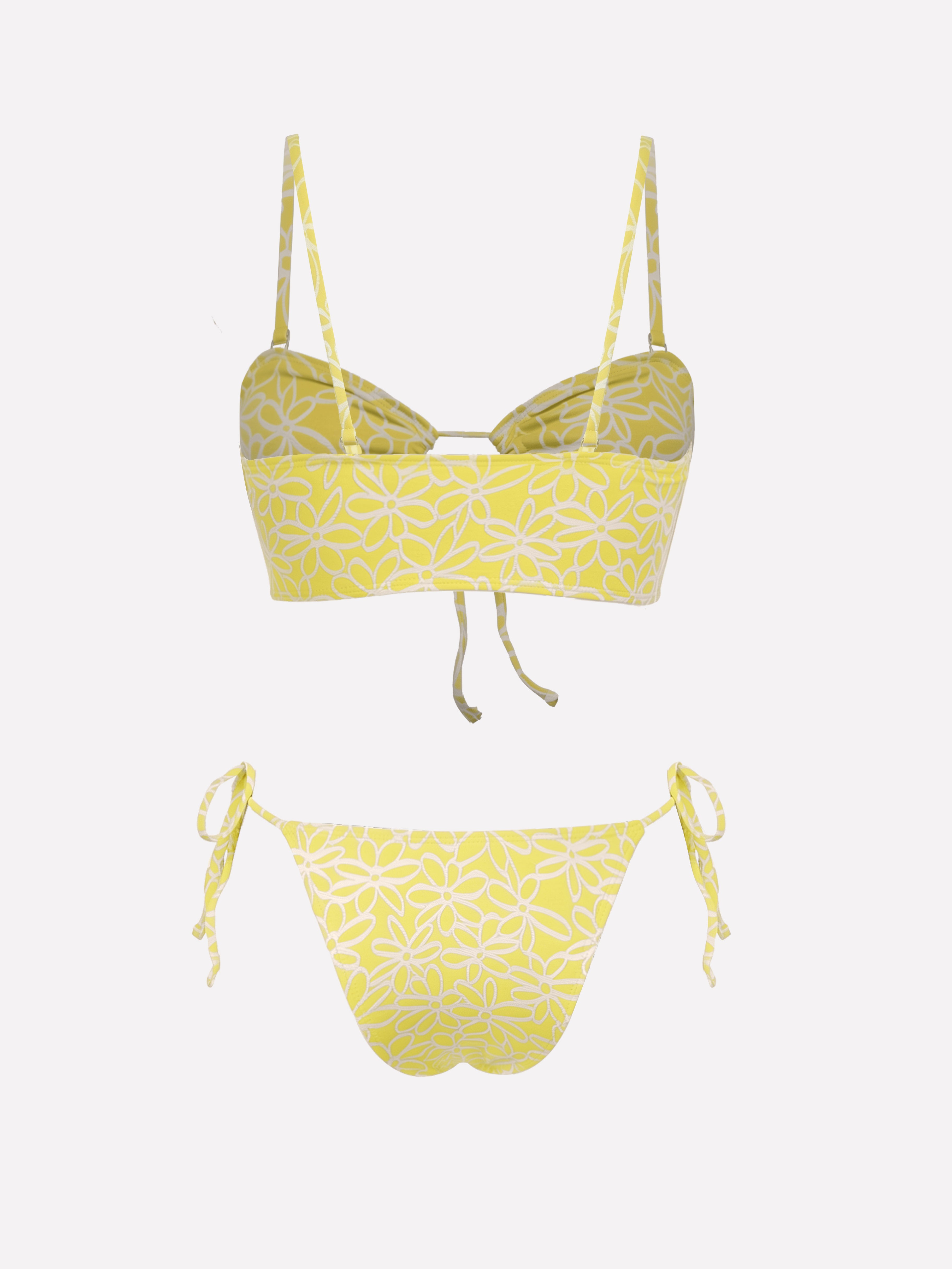 Fiora Drawstring Floral Bikini Set
