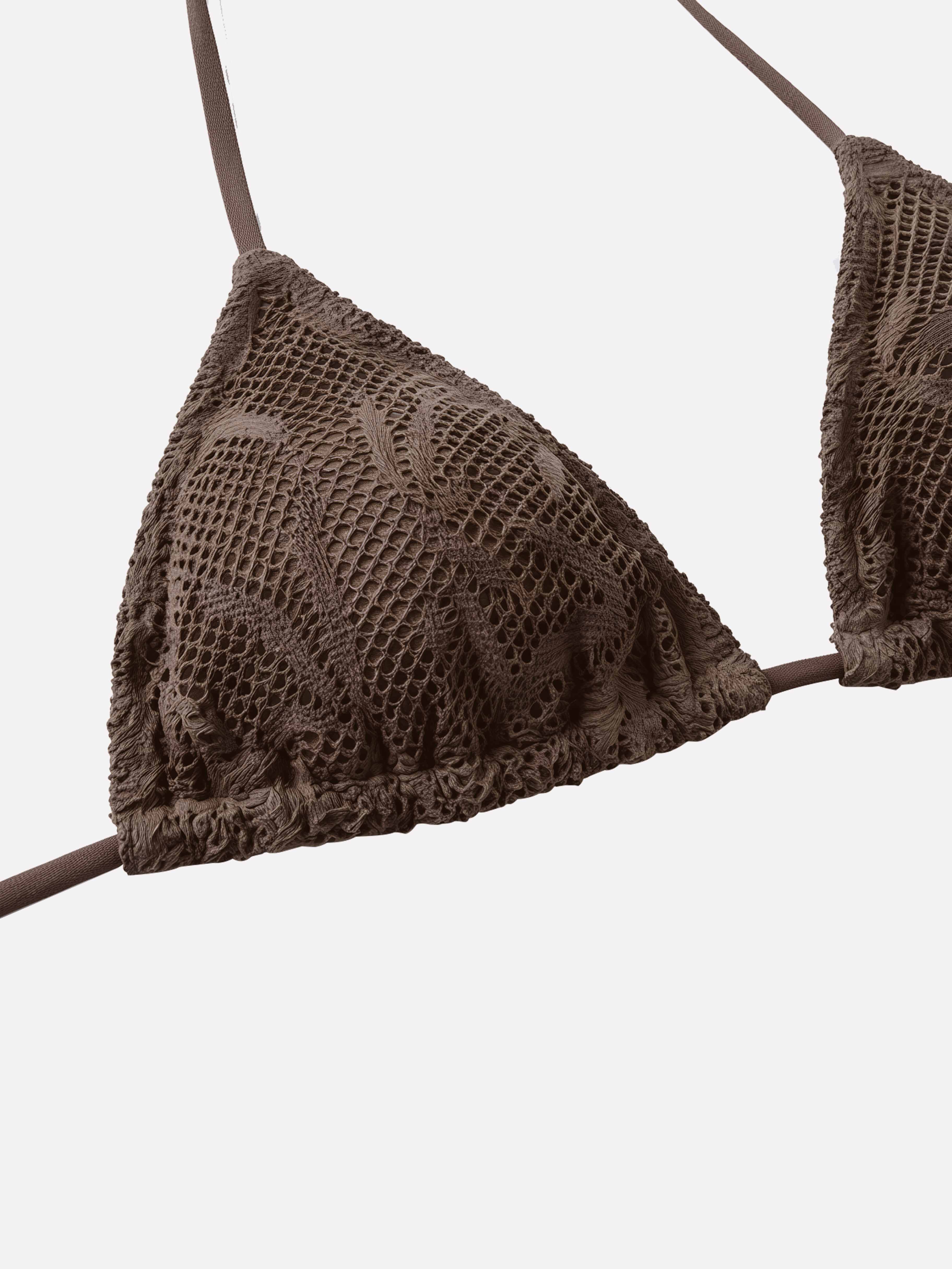 Nerina Leaf Cutout 3-Piece Swim Set