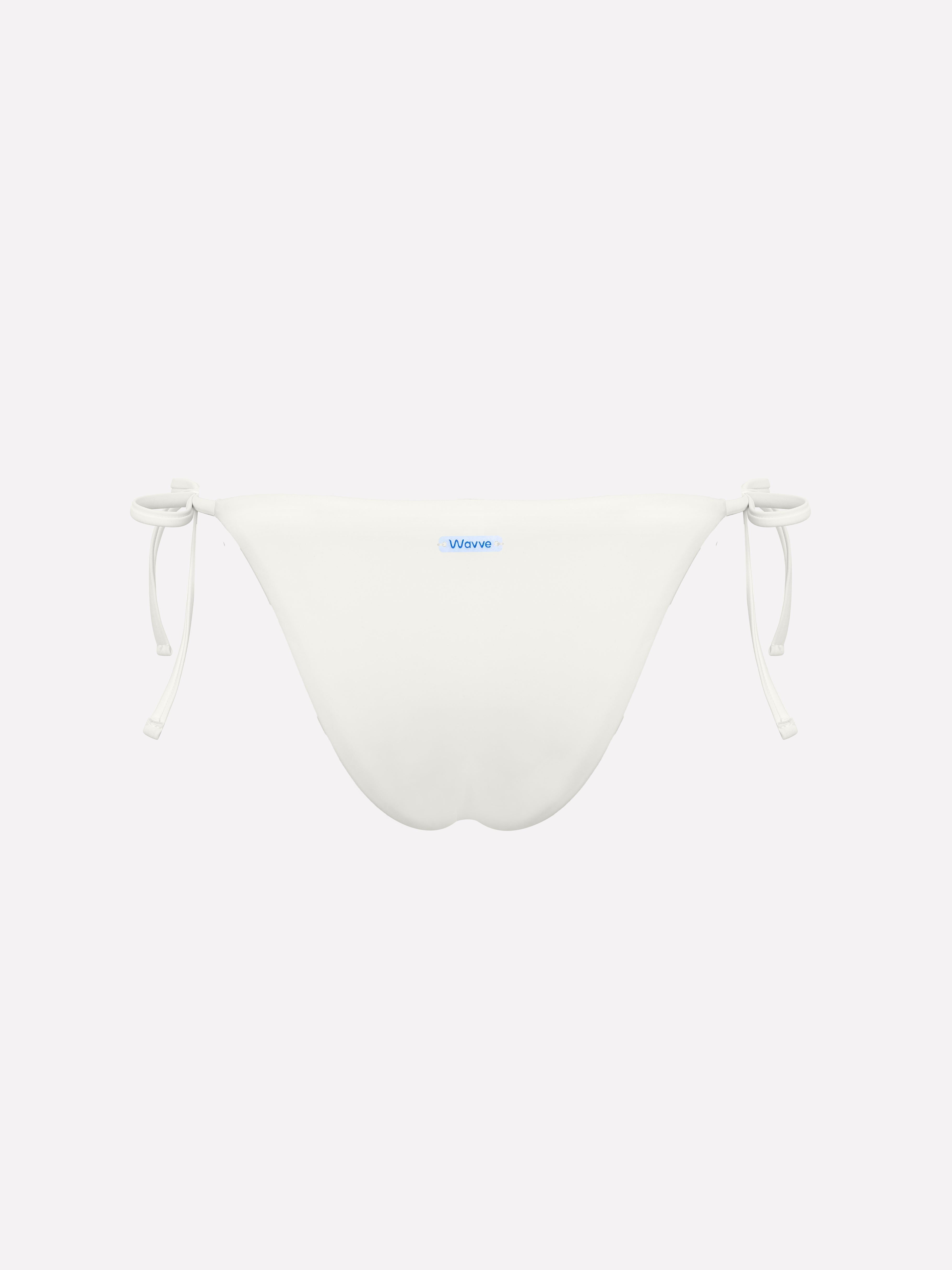 Lunel Button Detail Side-Tie Bikini Bottom