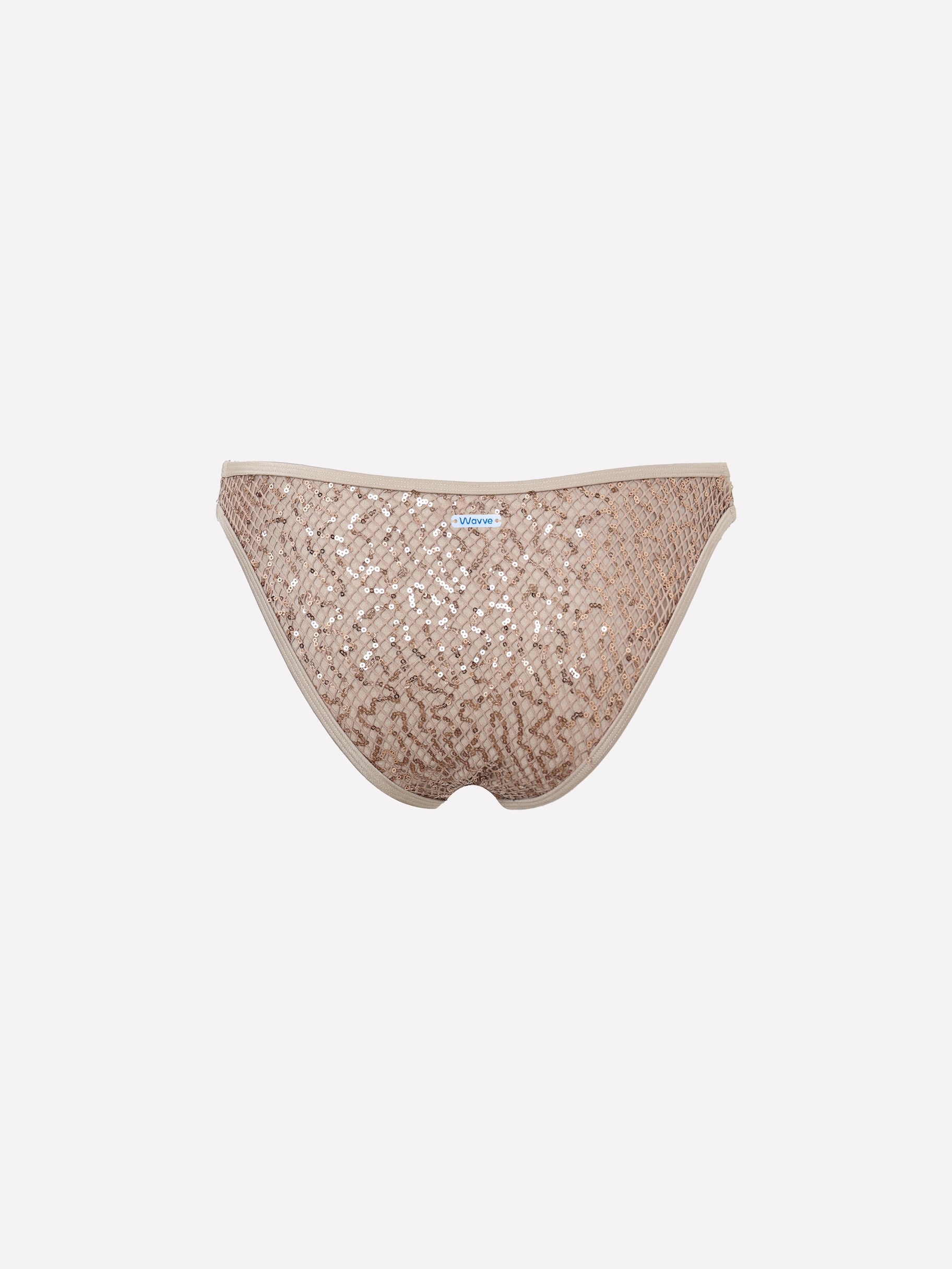 Eirlys Sequin Mesh Bikini Bottom