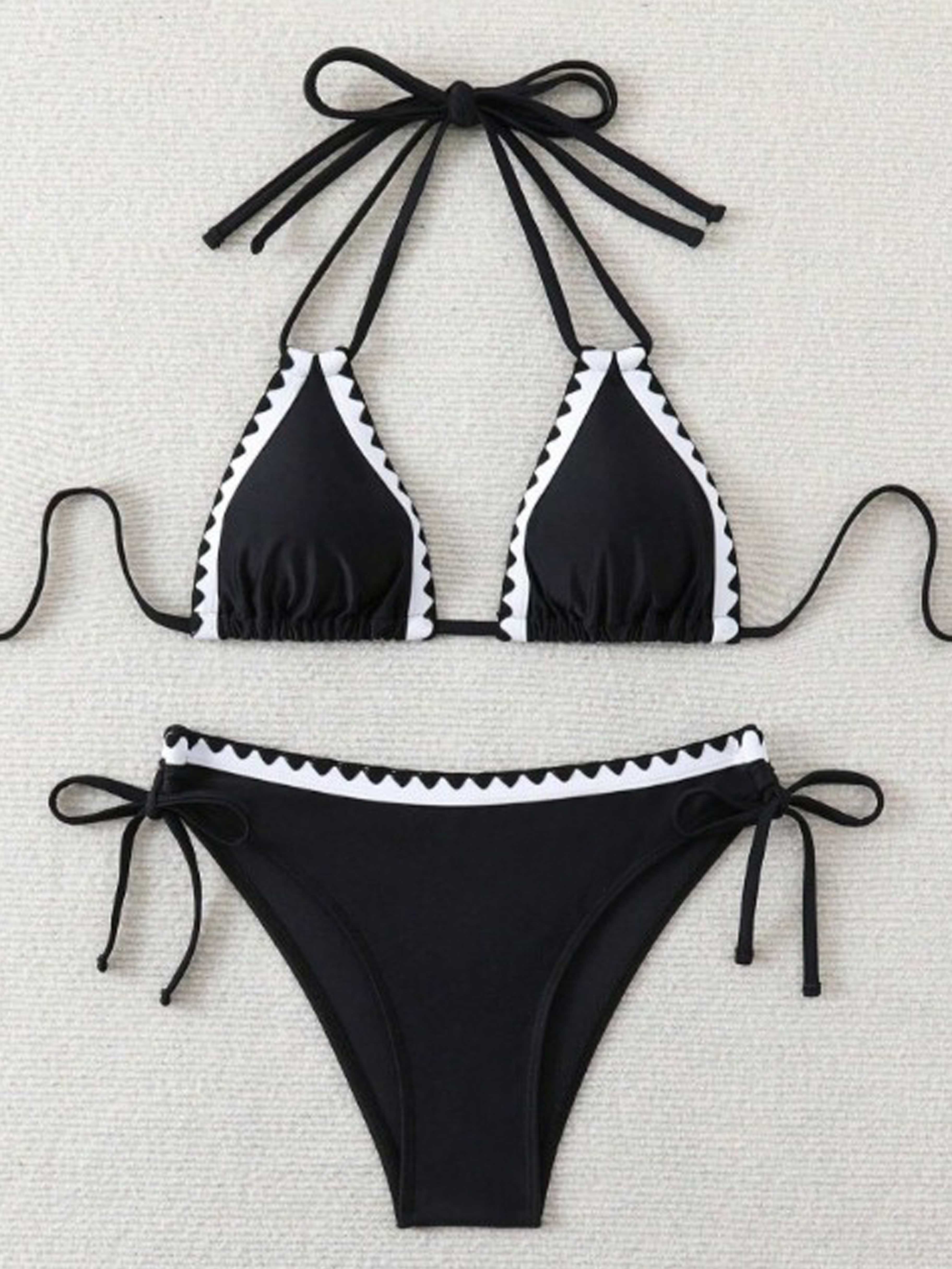 Lunel Gradient Halter Bikini Set