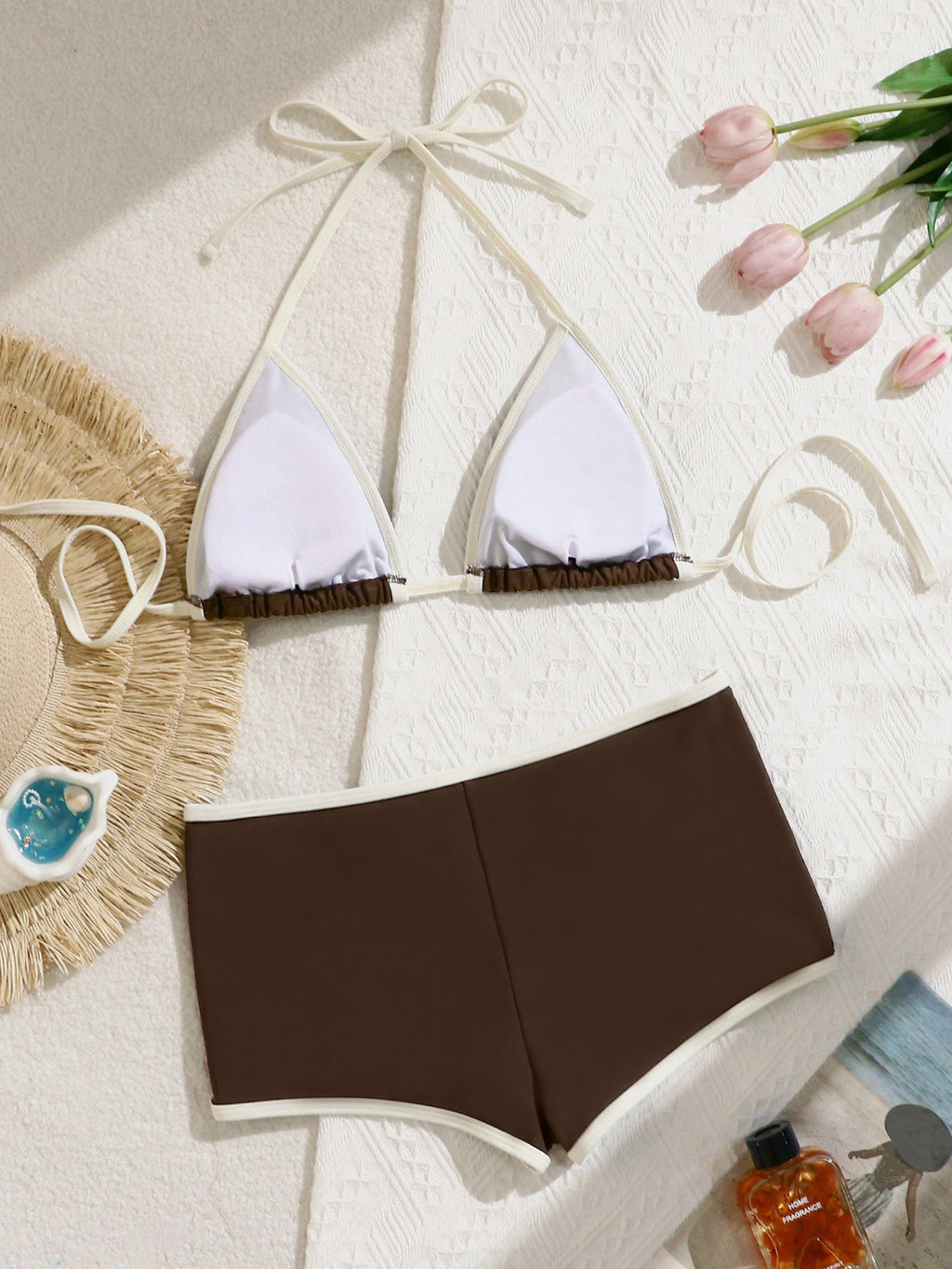 Lunel Minimal Tie-Back Bikini Set