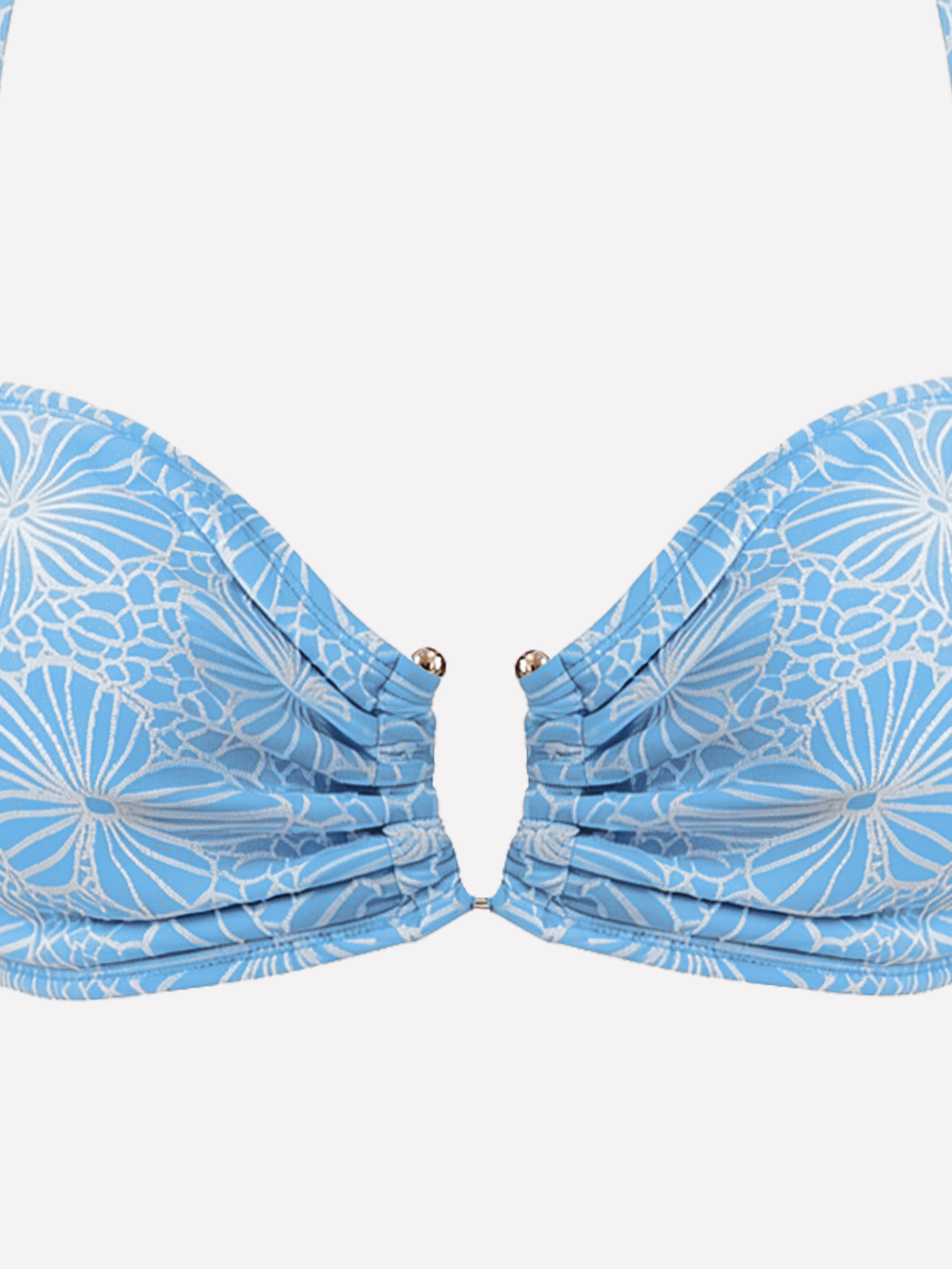 Fiora Ruched Cutout Bikini Set