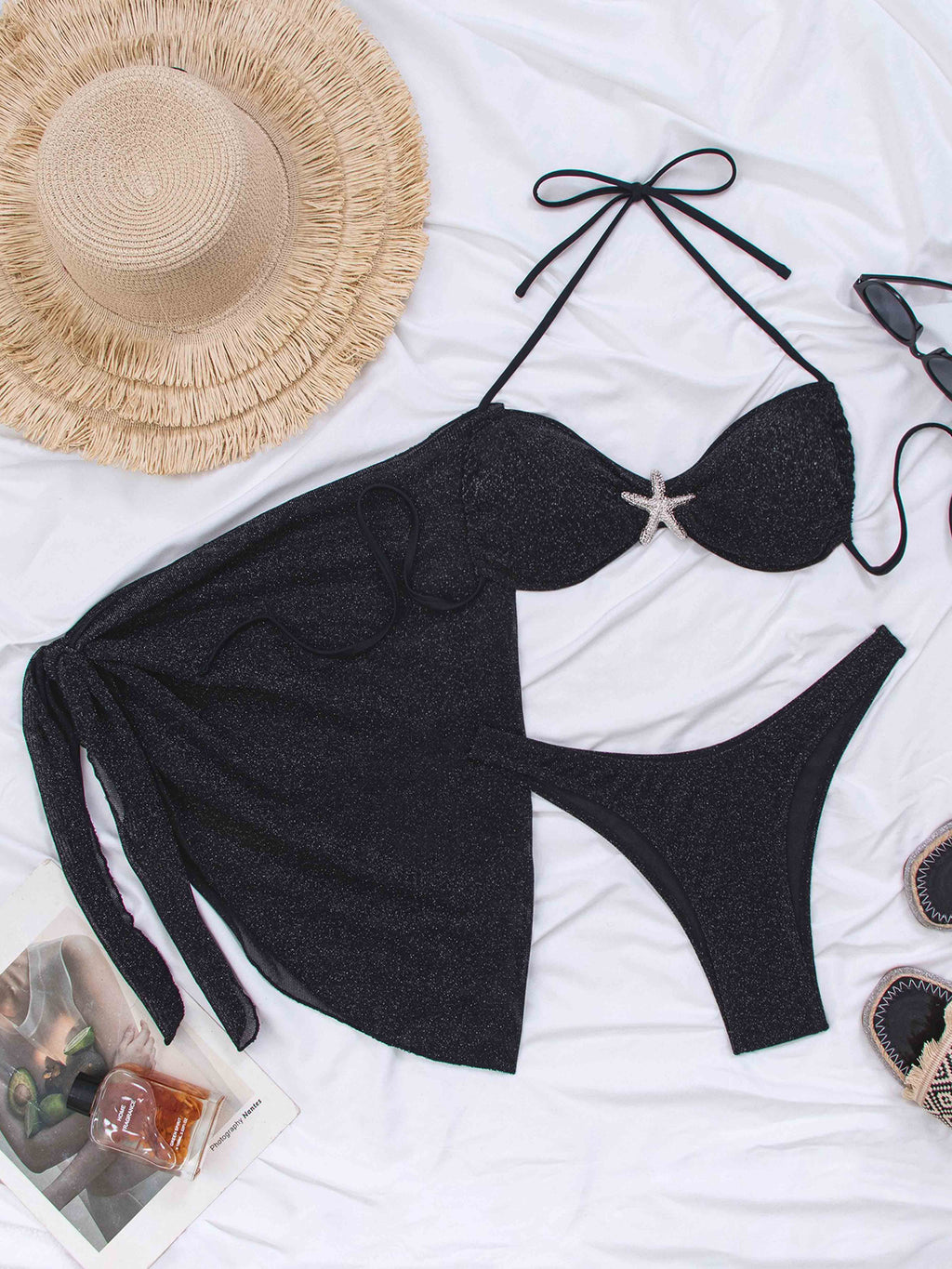 Eirlys Star Crystal 3-Piece Swim Set
