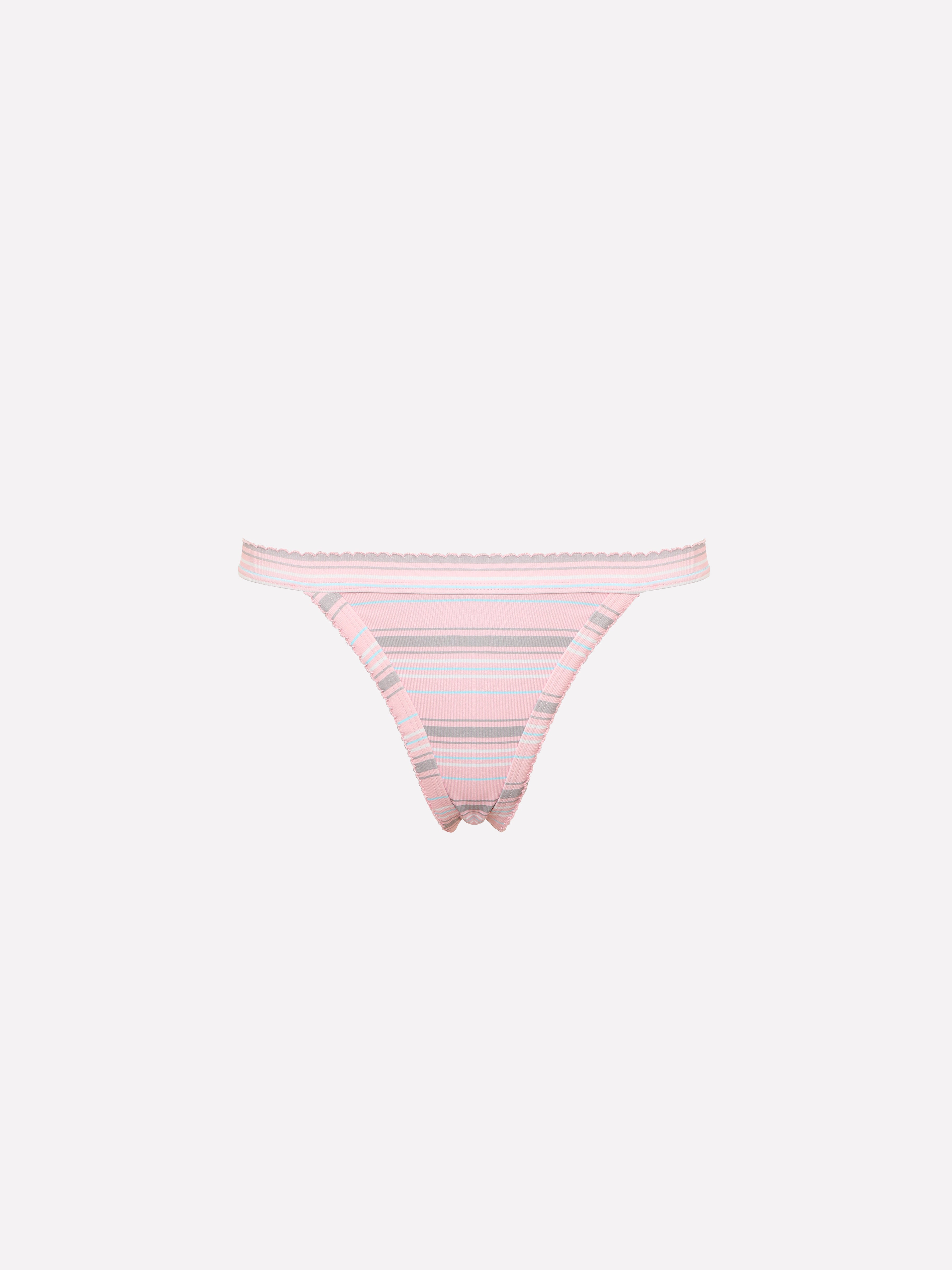 Marée Stripe Bikini Bottom