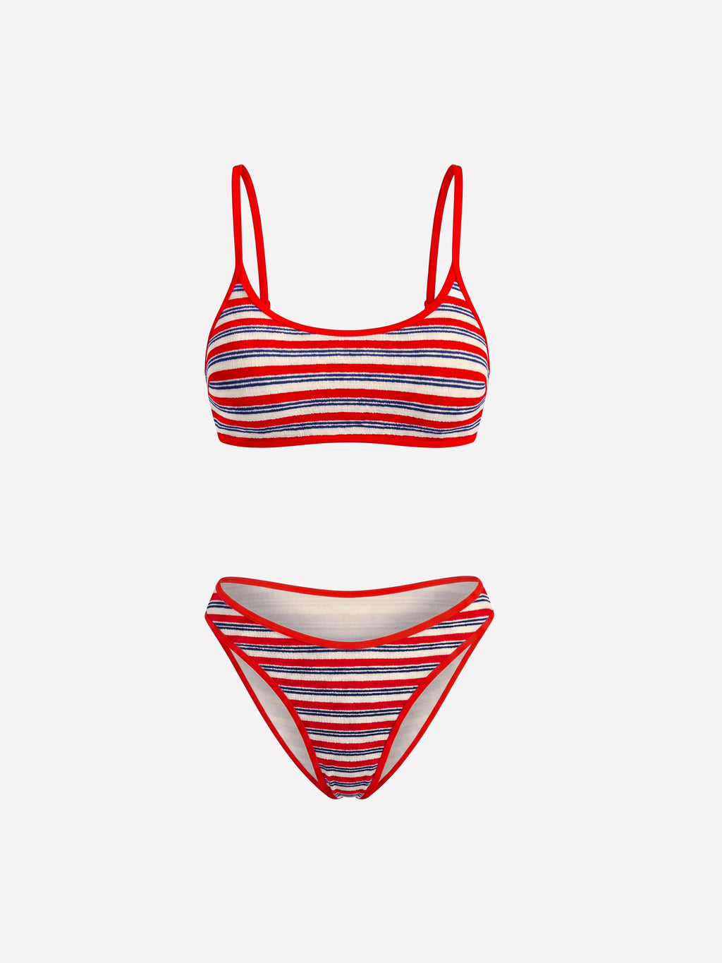 Marée Stripe Triangle Bikini Set