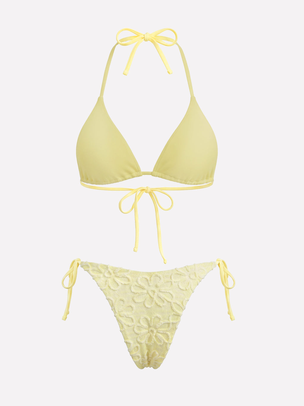 Fiora Ruched Floral Bikini Set