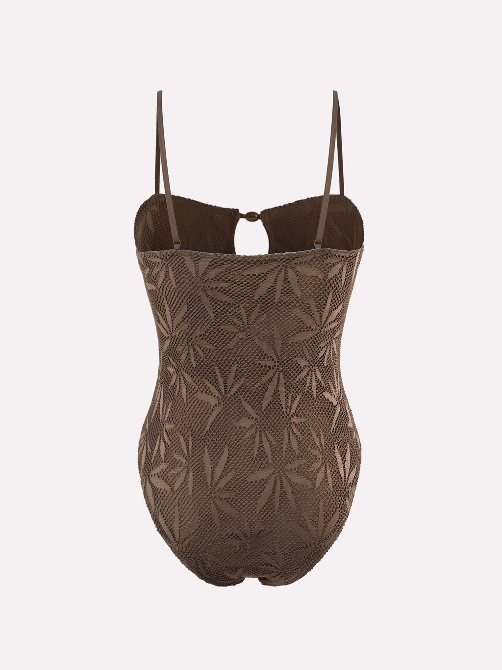 Nerina Beaded Leaf One-Piece Swimsuit
