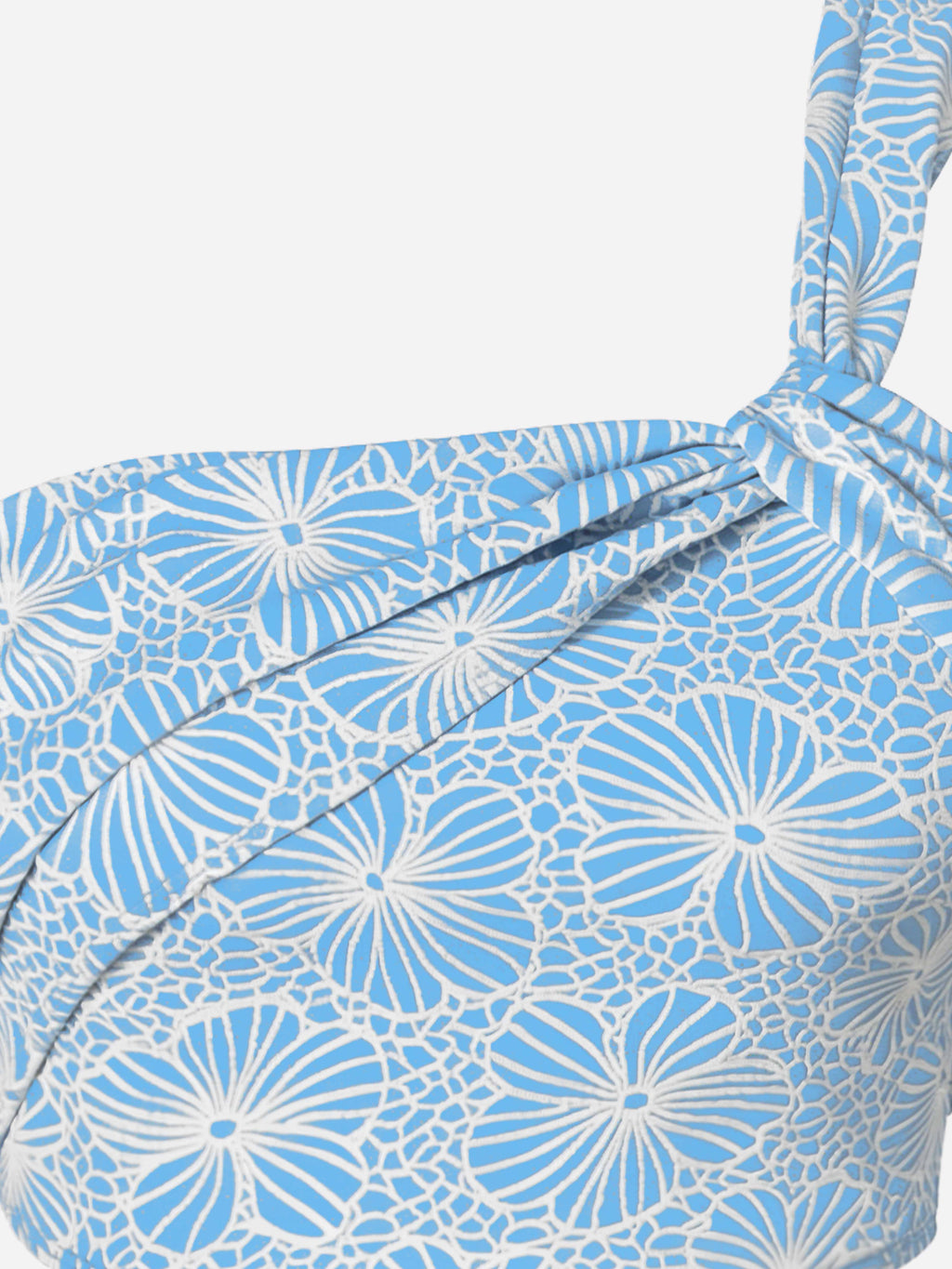 Fiora One-Shoulder Floral Bikini Set