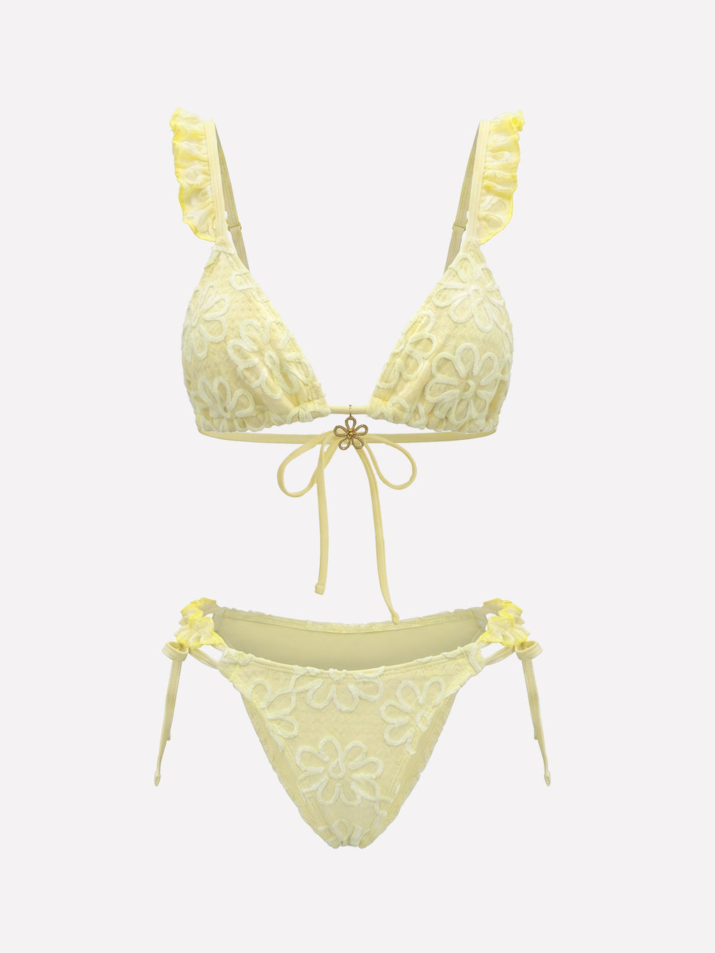 Fiora Wide-Strap Floral Bikini Set