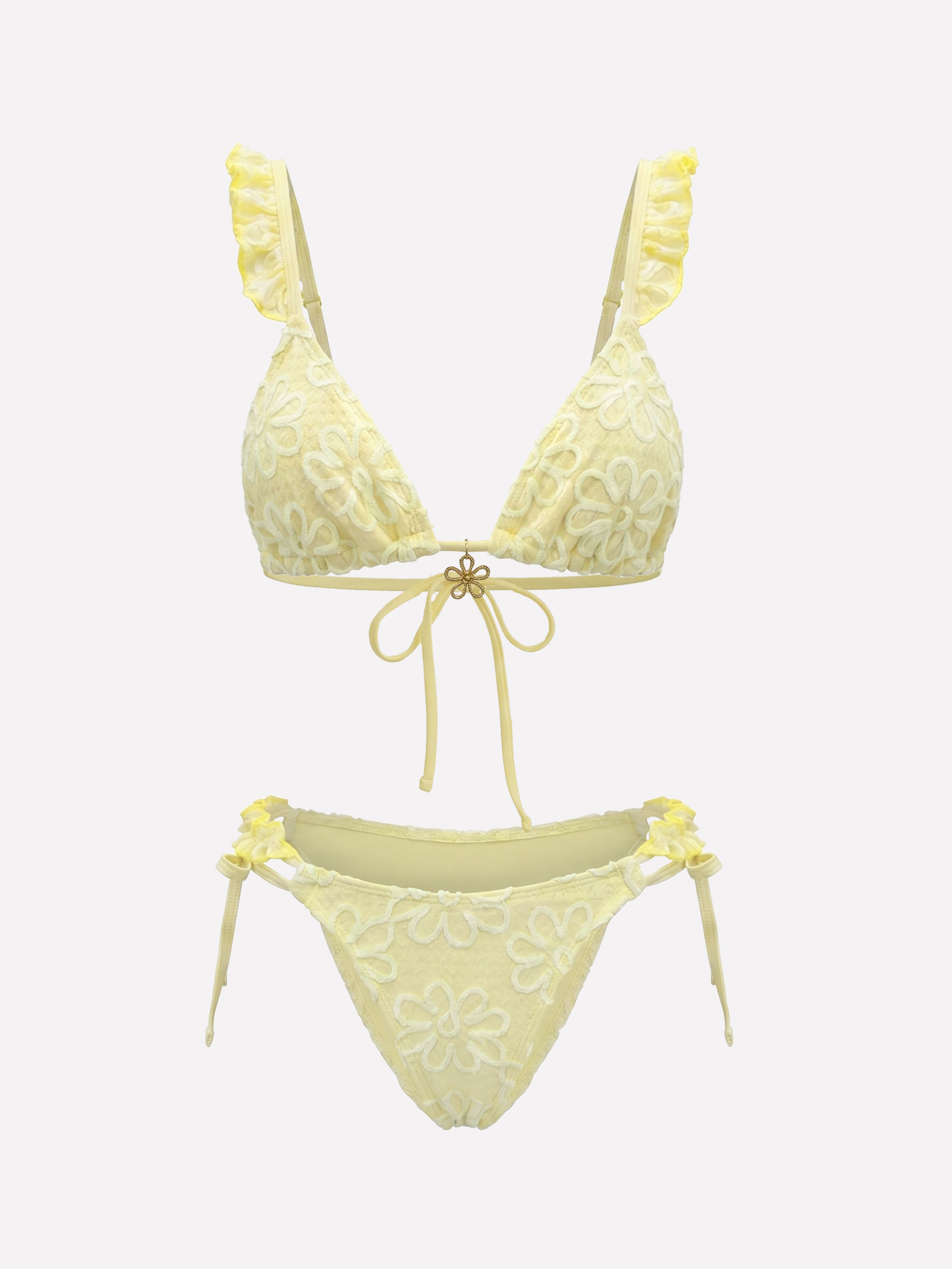 Fiora Wide-Strap Floral Bikini Set