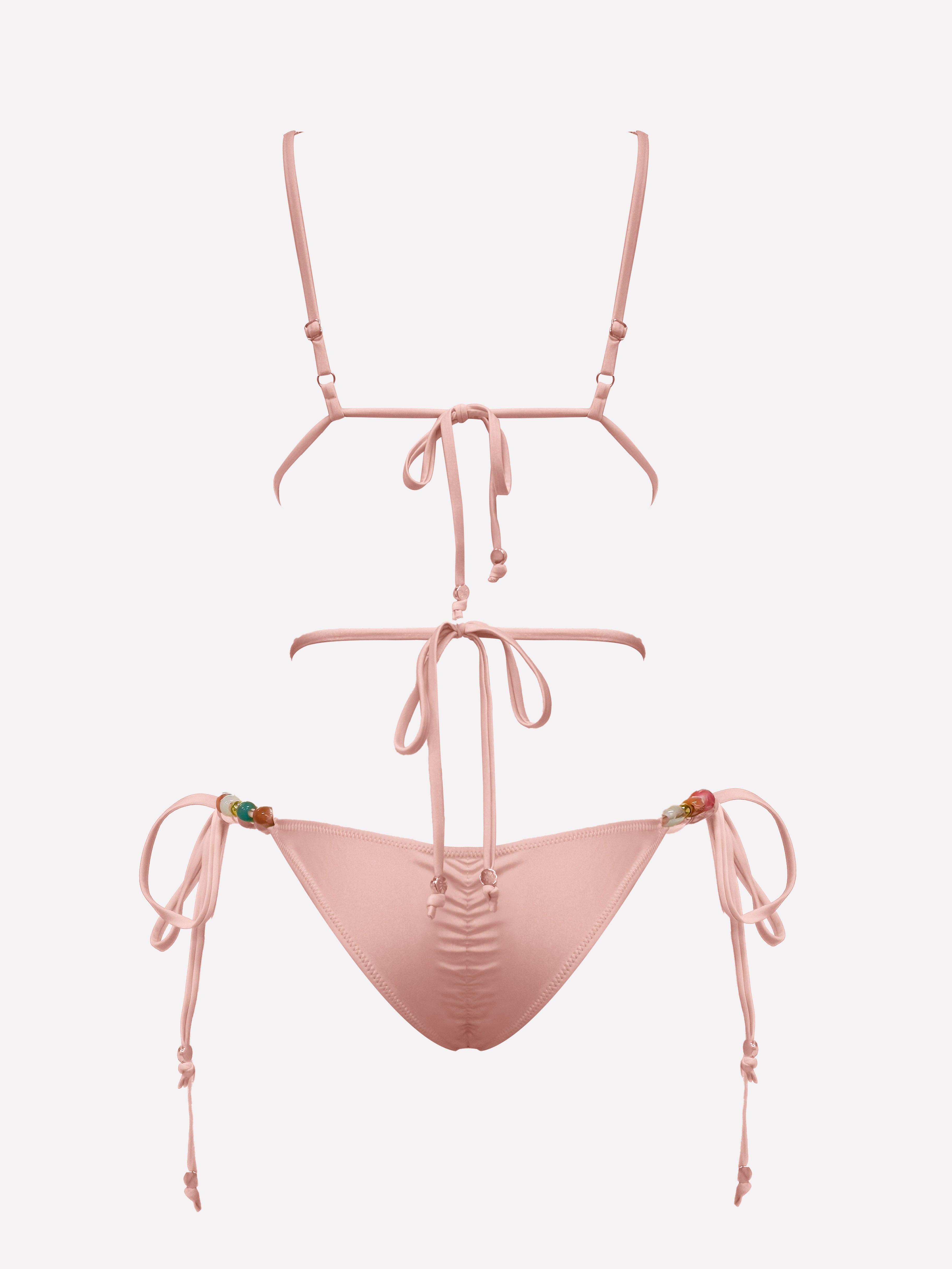 Lunel Ruched Deep V One-Piece Swimsuit