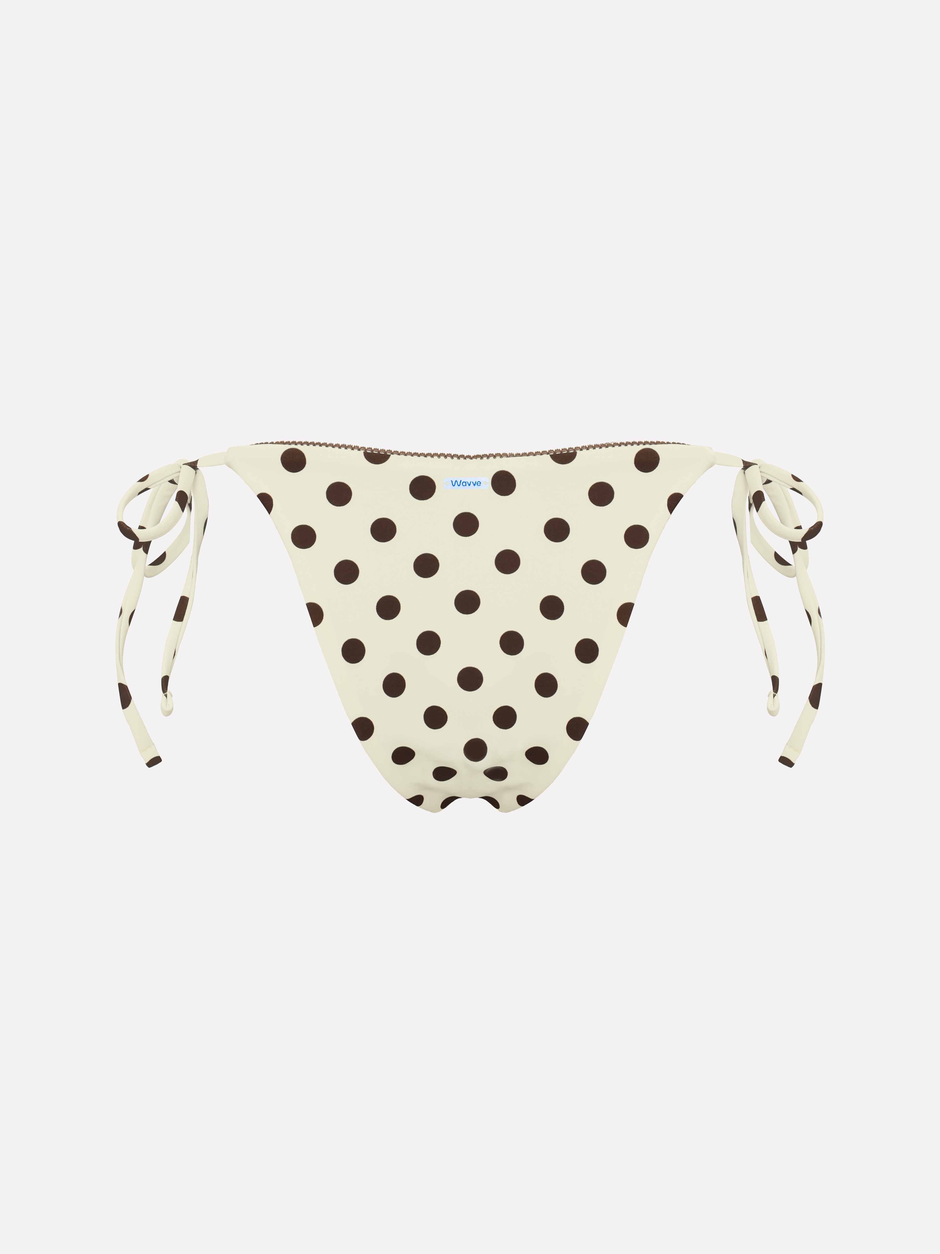 Dorea Polka Dot Tie-Side Bikini Bottom