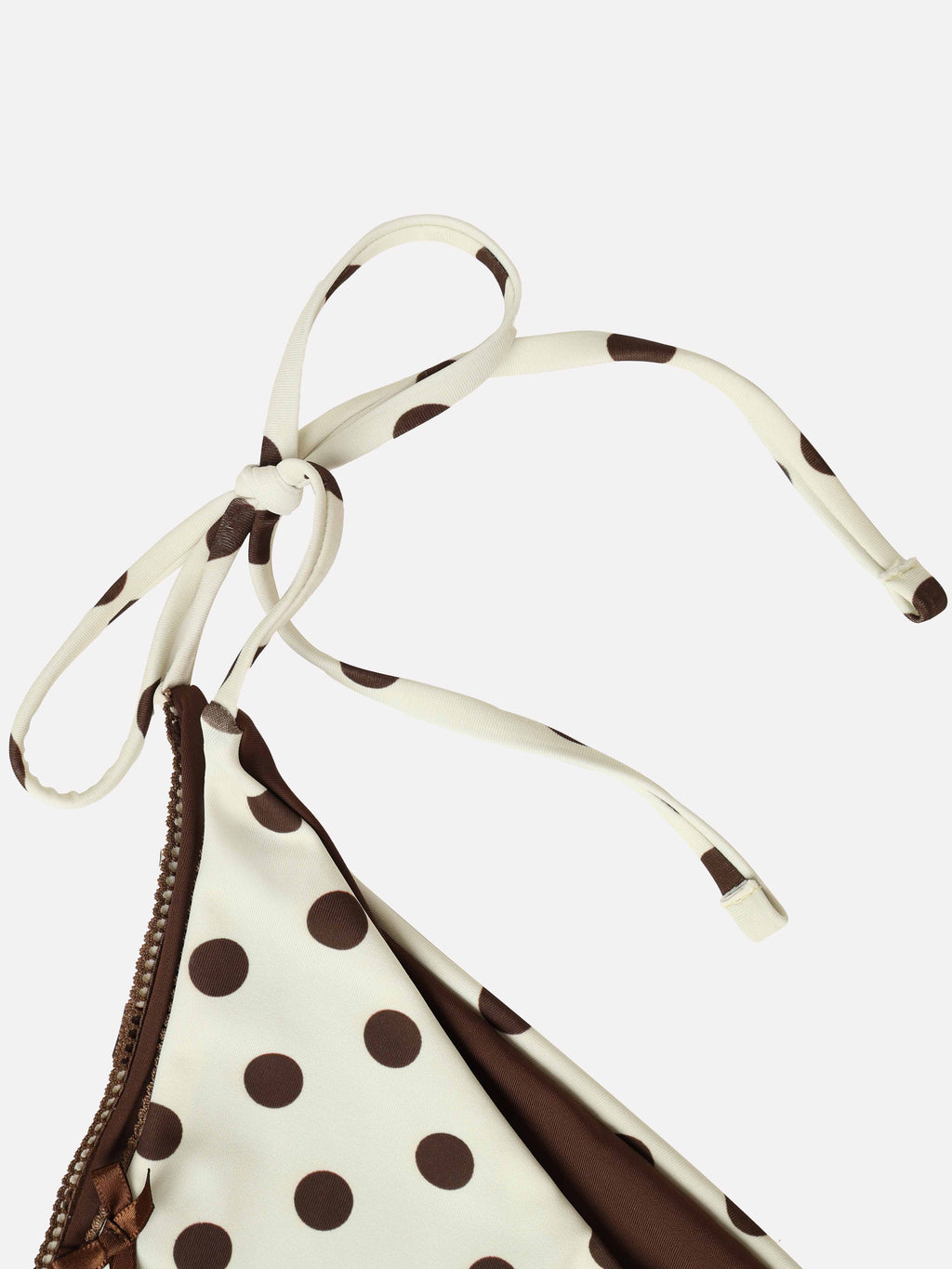 Dorea Polka Dot Tie-Side Bikini Bottom