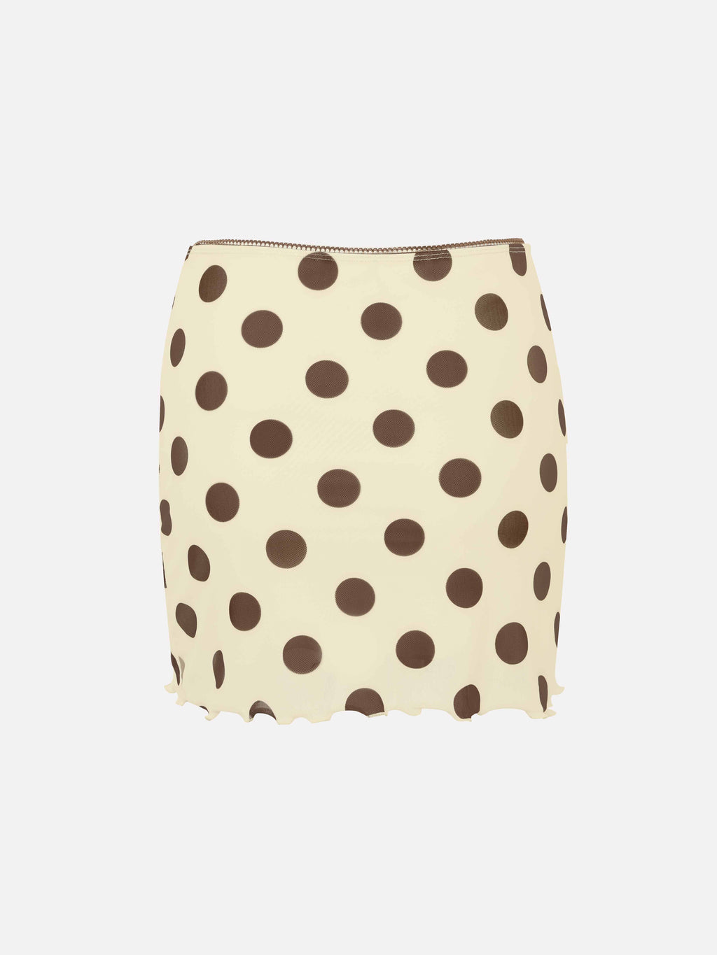 Dorea Polka Dot Bow Beach Skirt Cover-Up