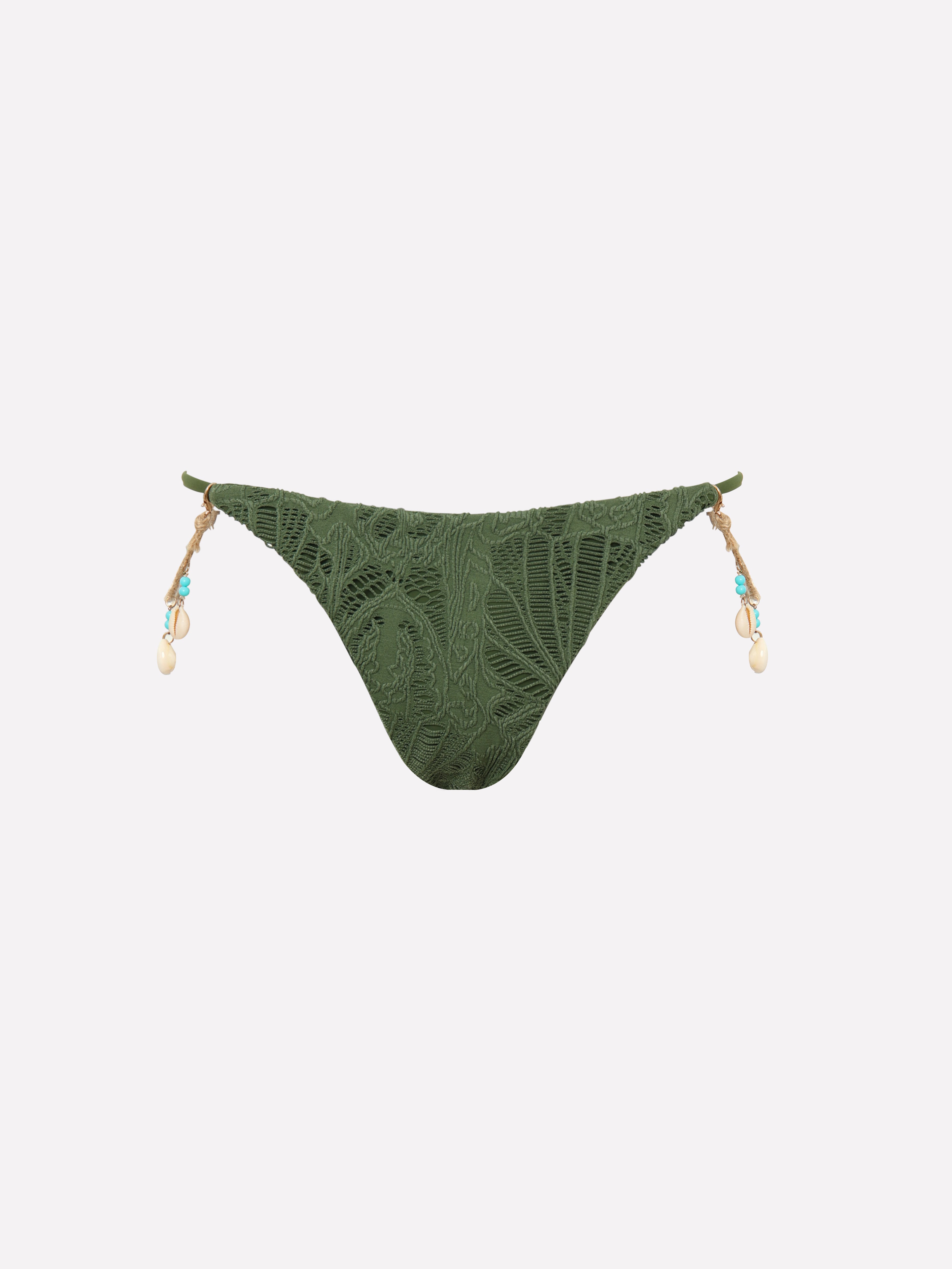 Nerina Shell Beaded Bikini Bottom