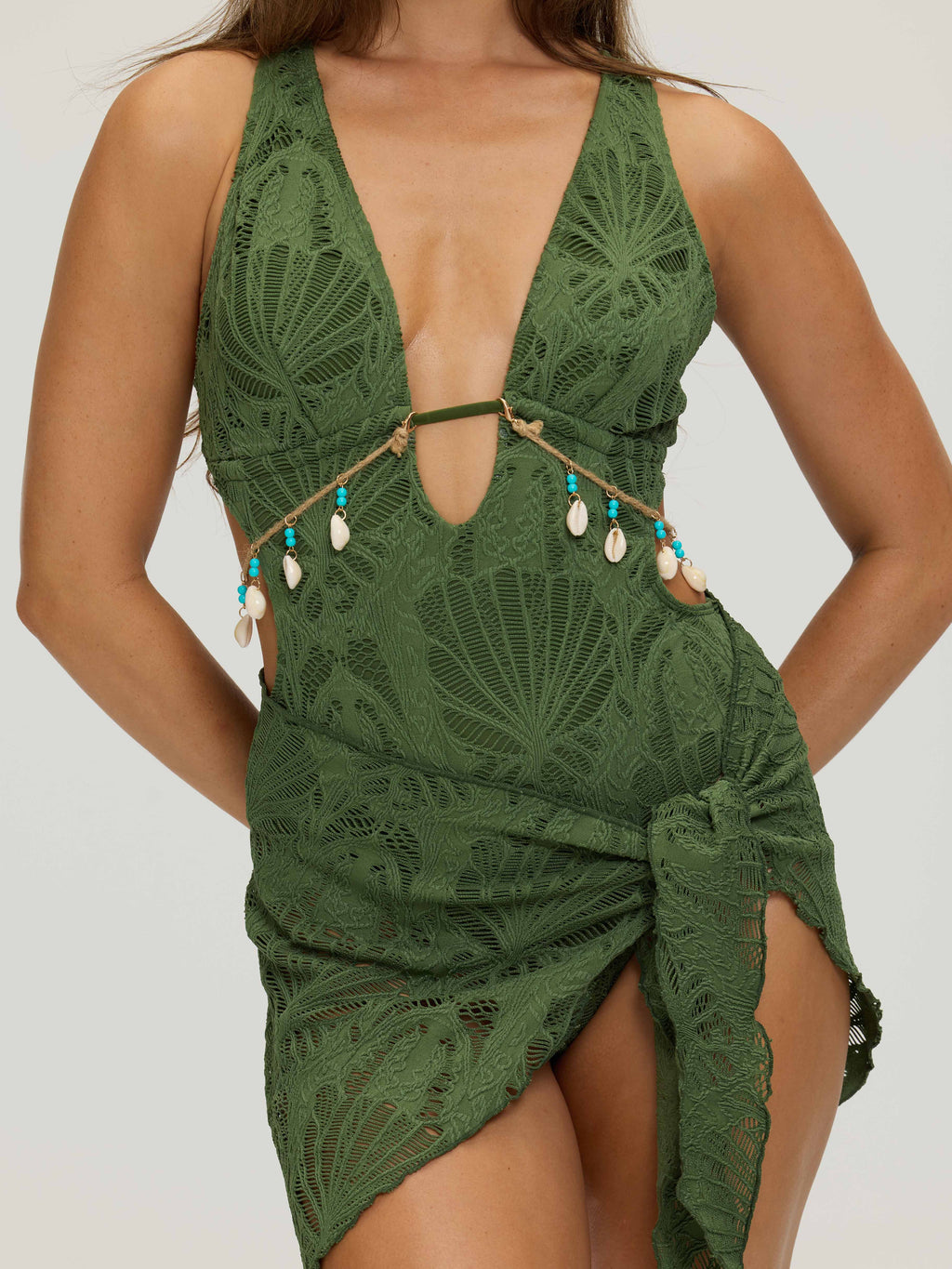 Nerina Textured Beach Cover-Up Skirt