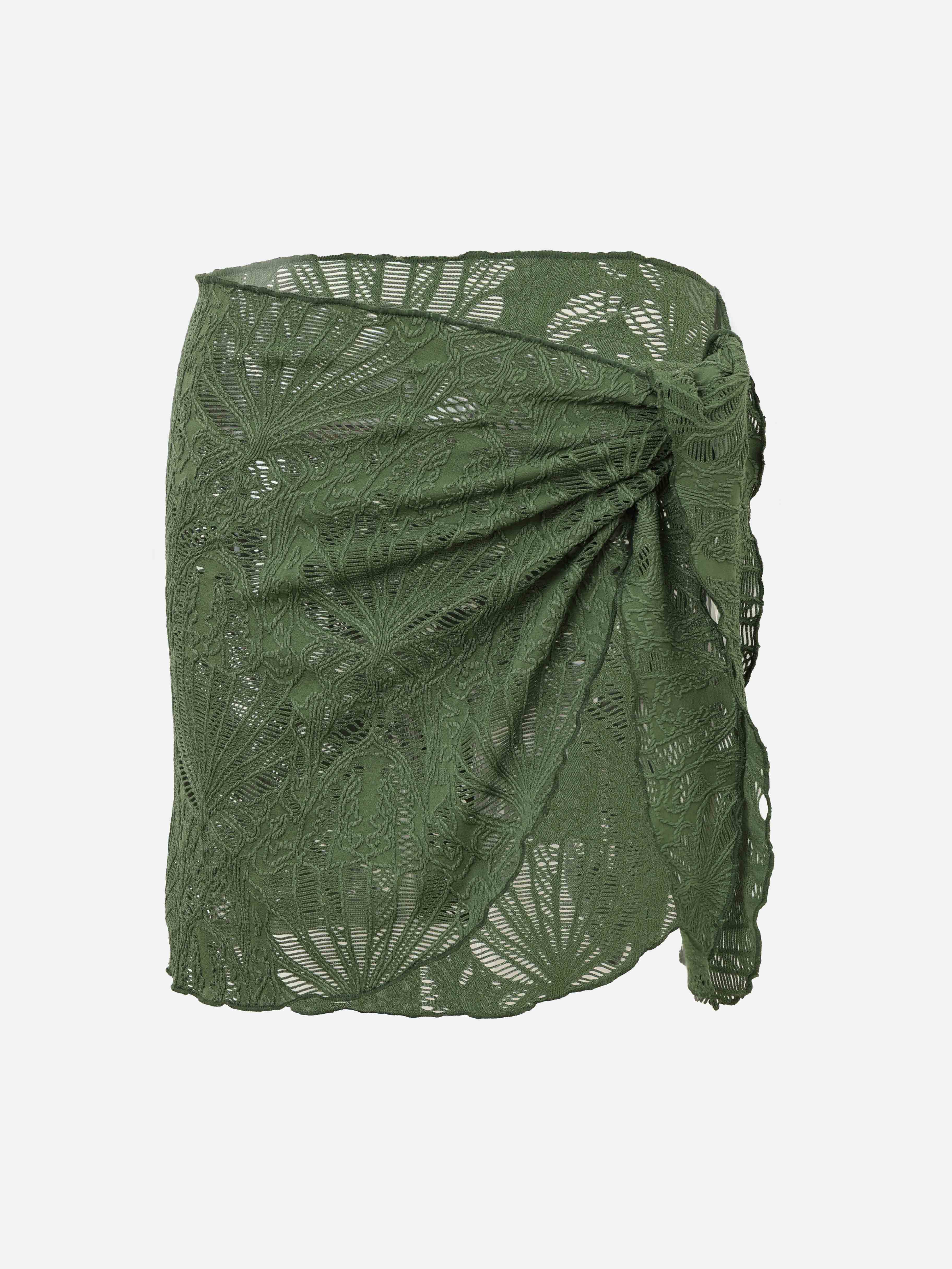 Nerina Textured Beach Cover-Up Skirt
