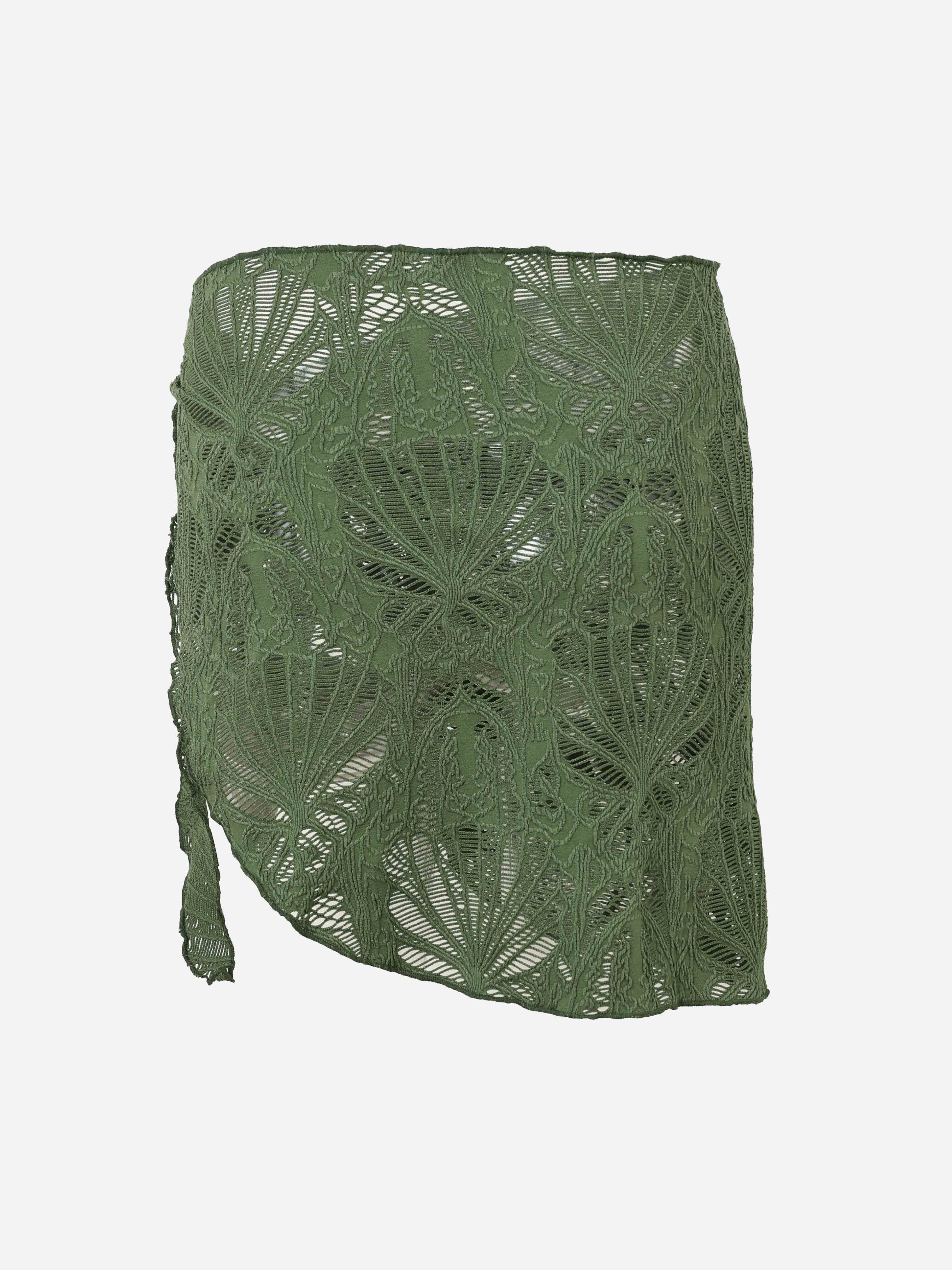 Nerina Textured Beach Cover-Up Skirt