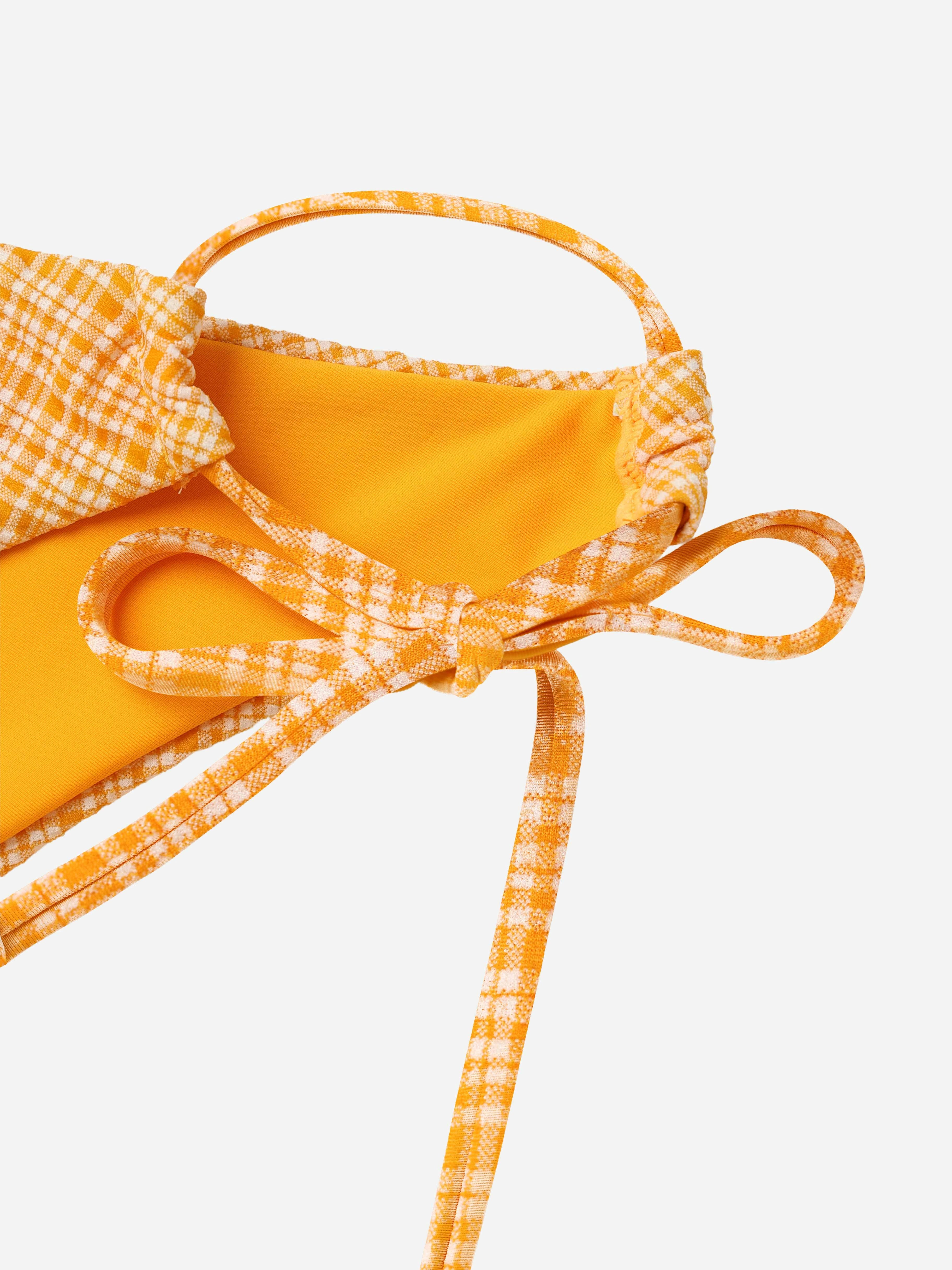 Citria Tie-Side Tankini Bottom-Orange