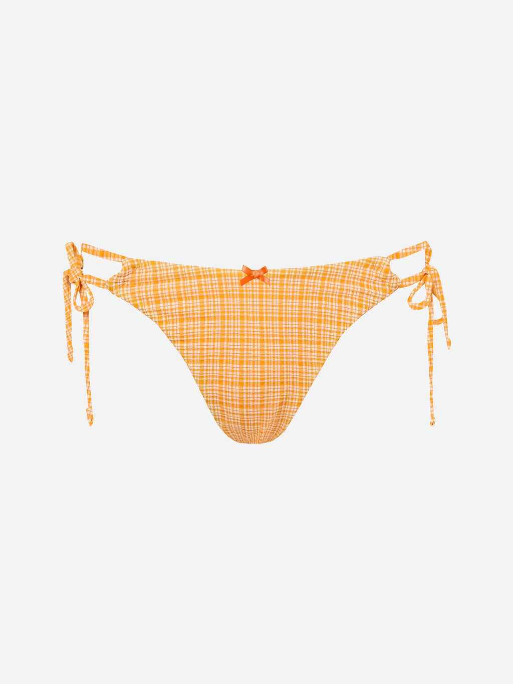 Citria Tie-Side Tankini Bottom-Orange