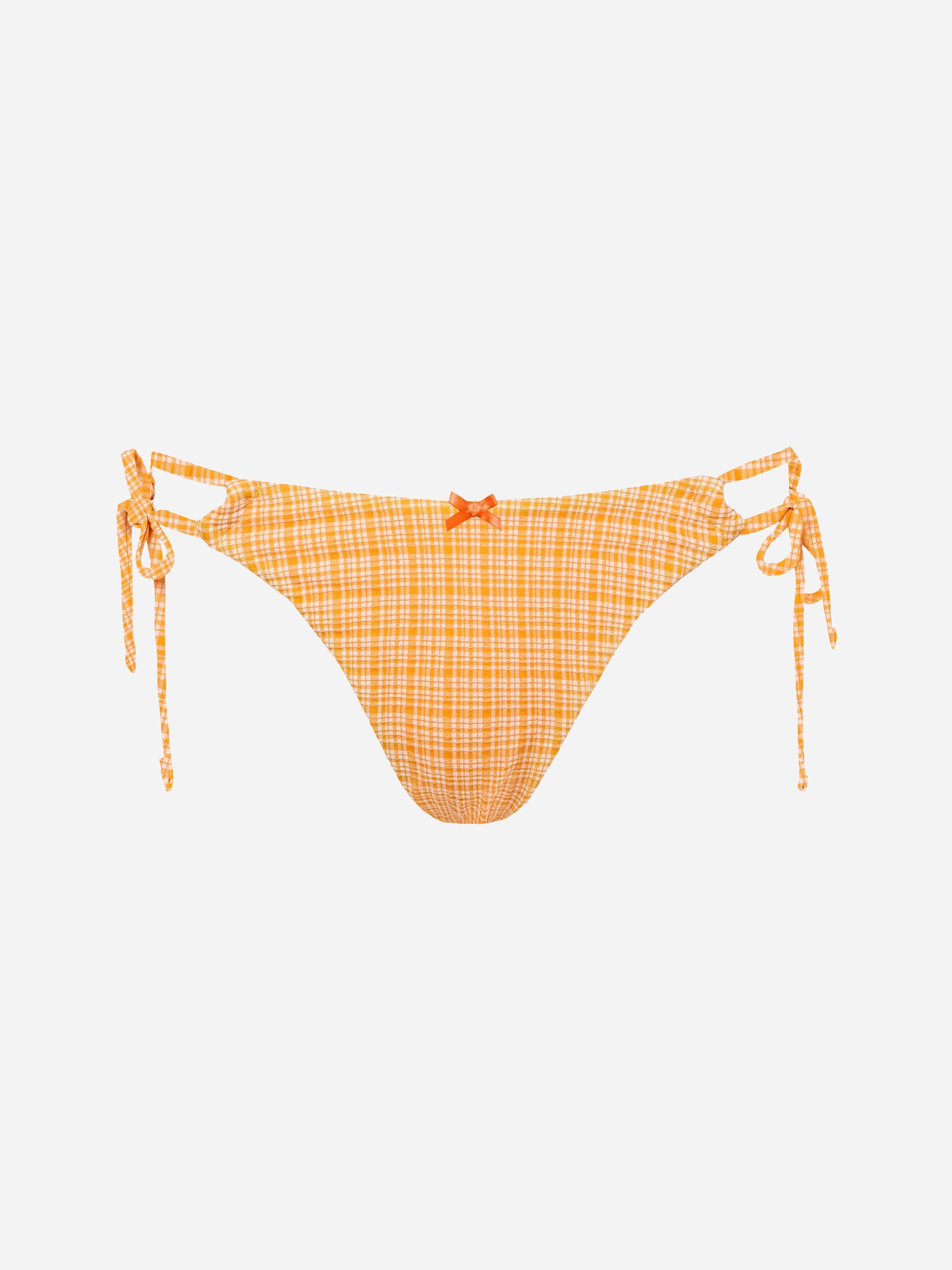 Citria Tie-Side Tankini Bottom-Orange