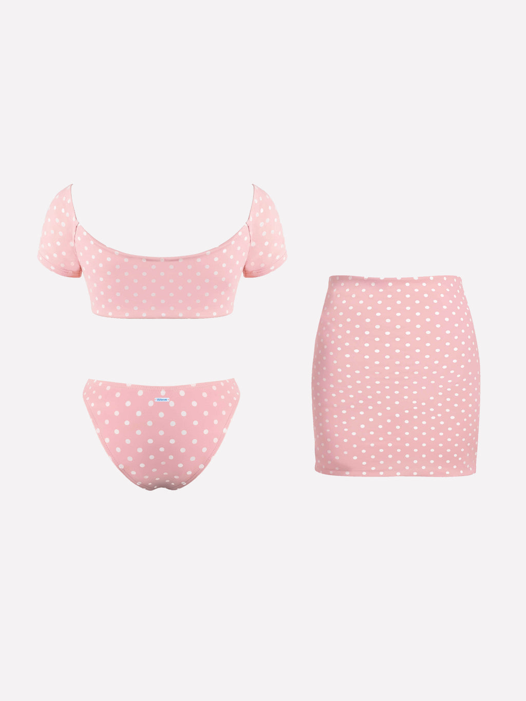 Roselle Polka Dot Rose Tankini Set