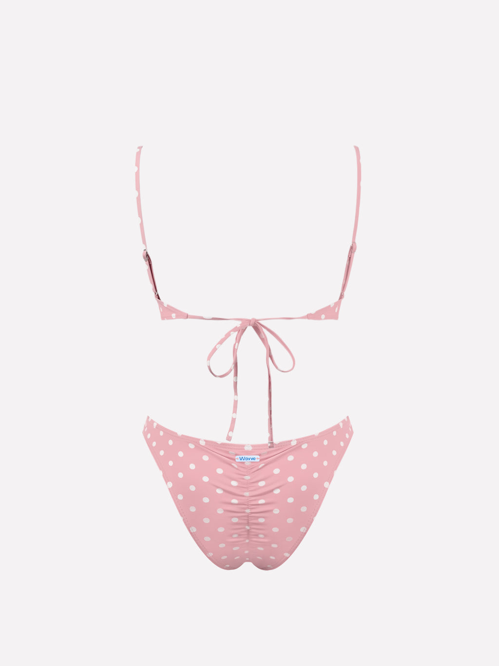 Roselle Polka Dot Rose Bikini Set