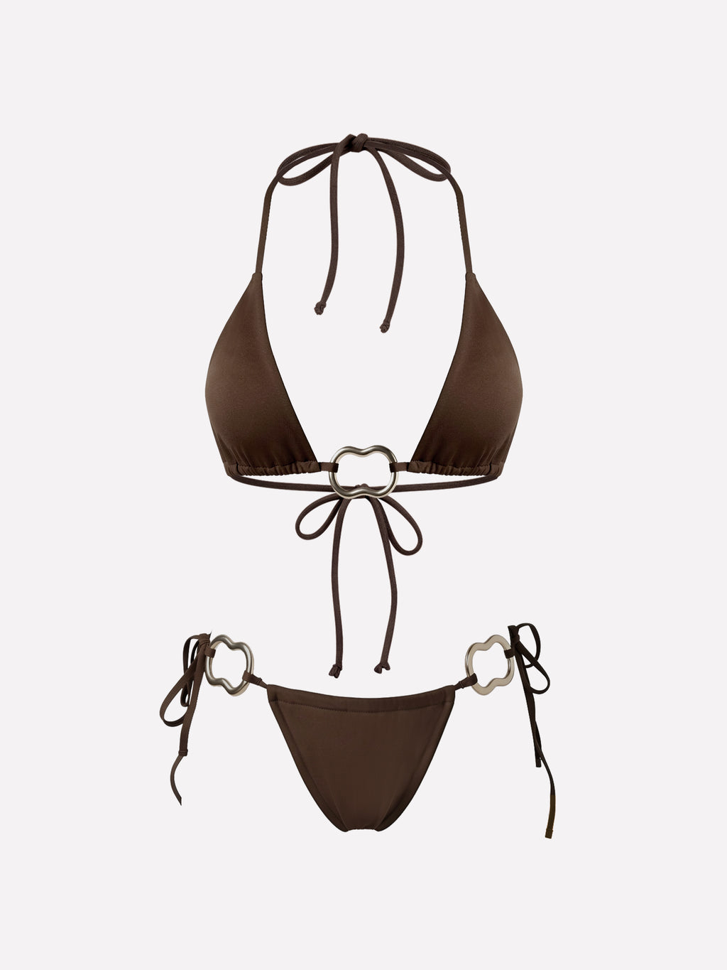 Sable Ring Halter Bikini Set