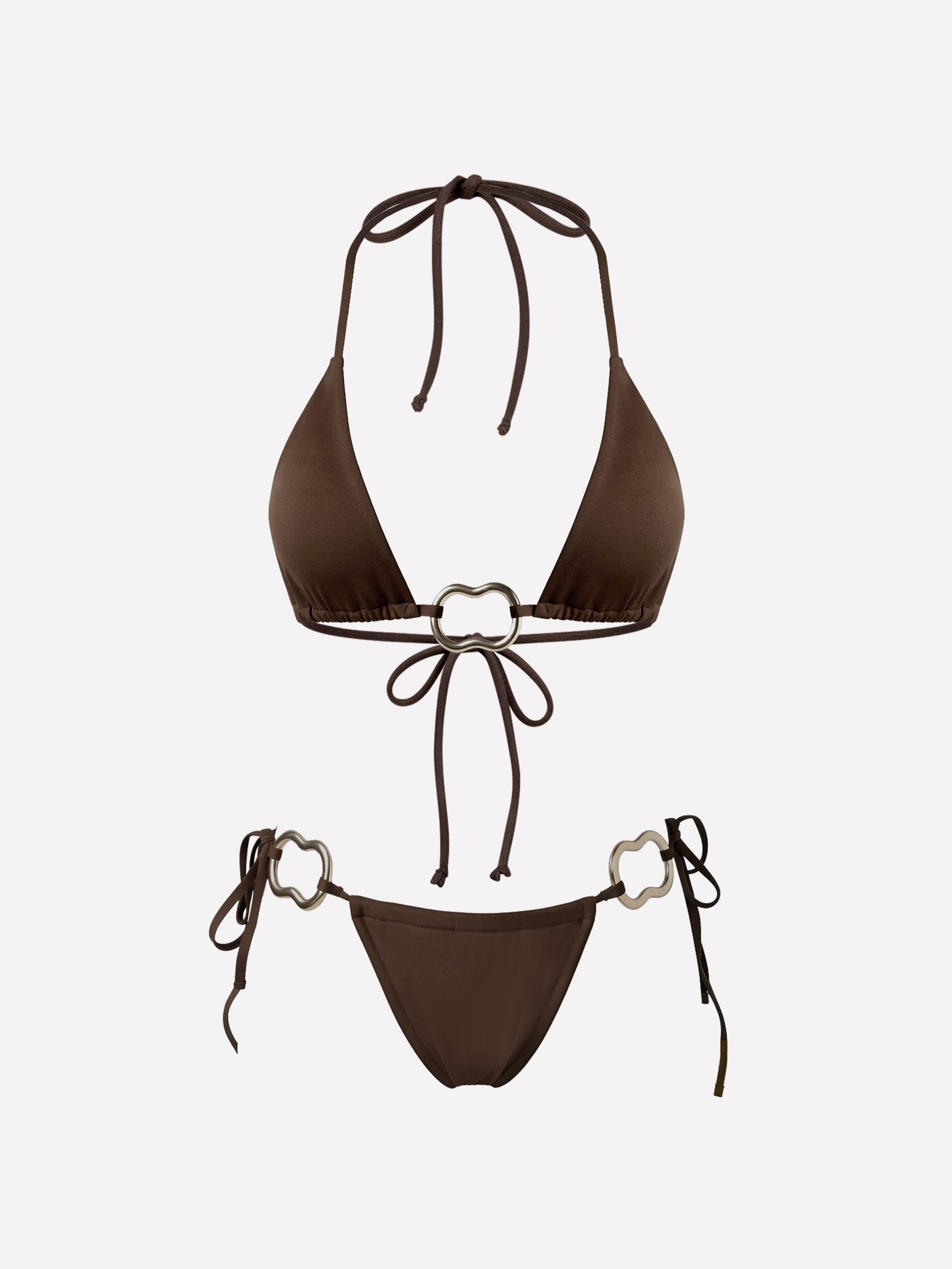Sable Ring Halter Bikini Set