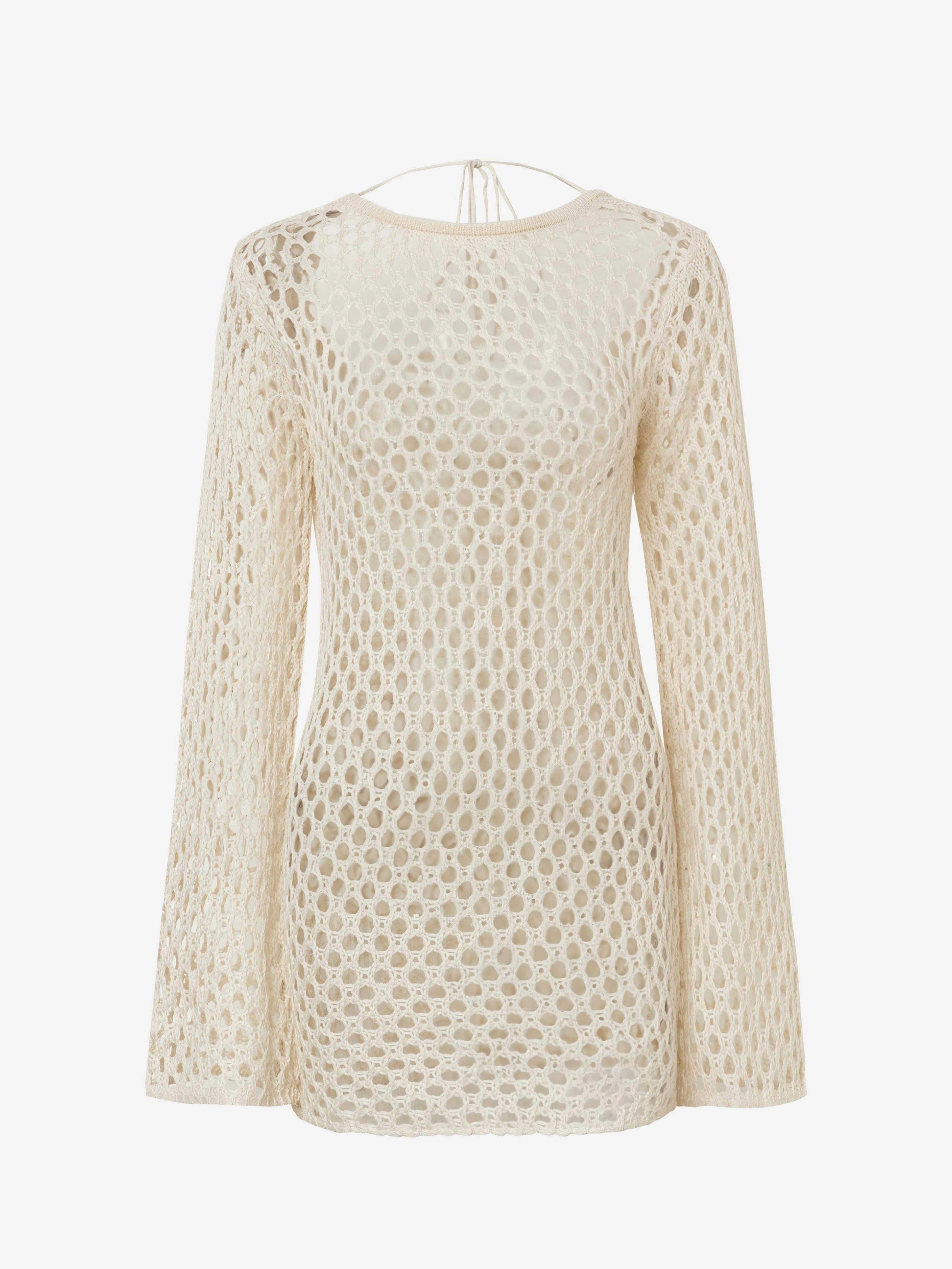 Cutout Beach Cover-Up-Apricot