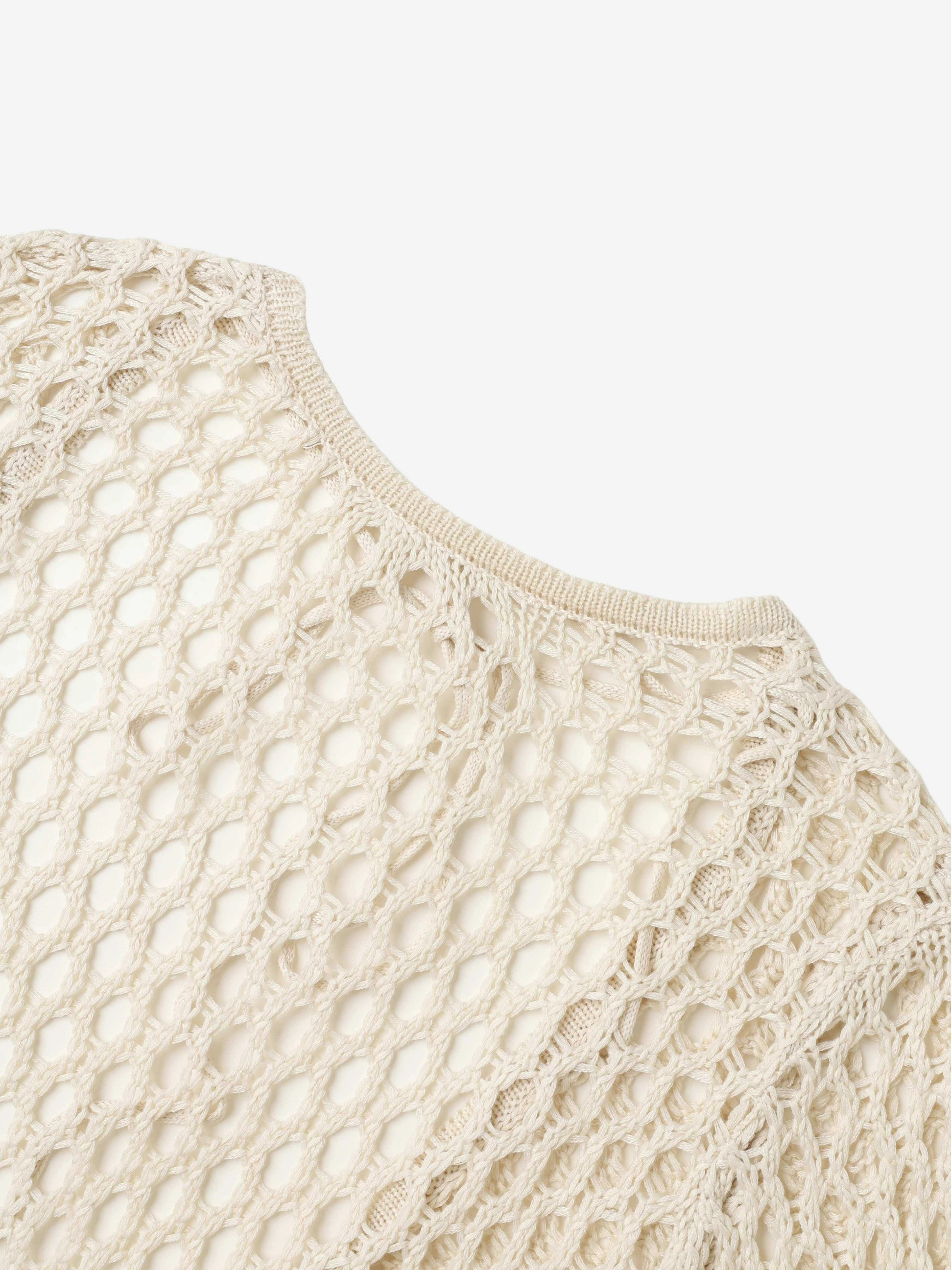 Cutout Beach Cover-Up-Apricot