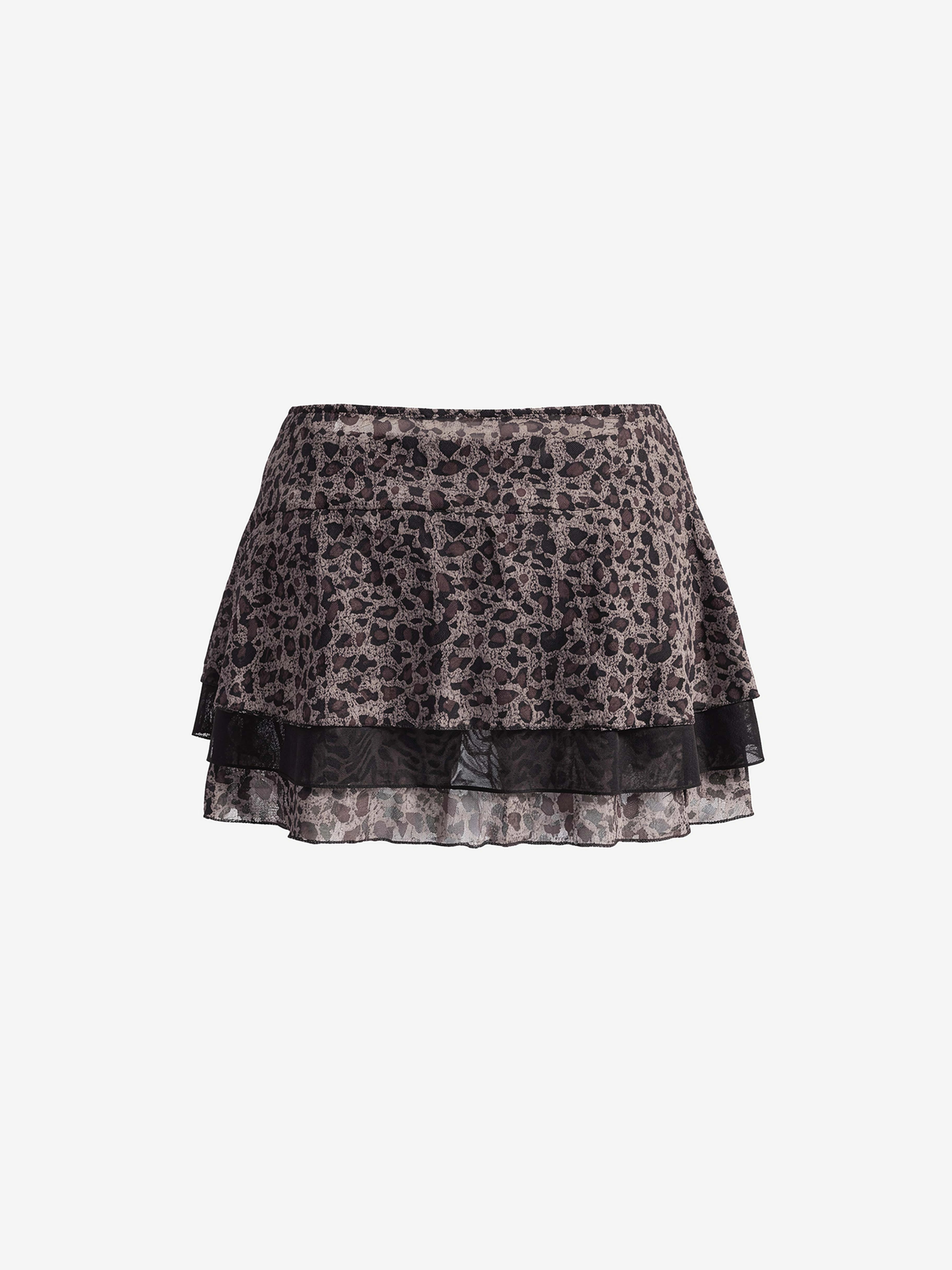 Savara Leopard Beach Cover-Up-Camel