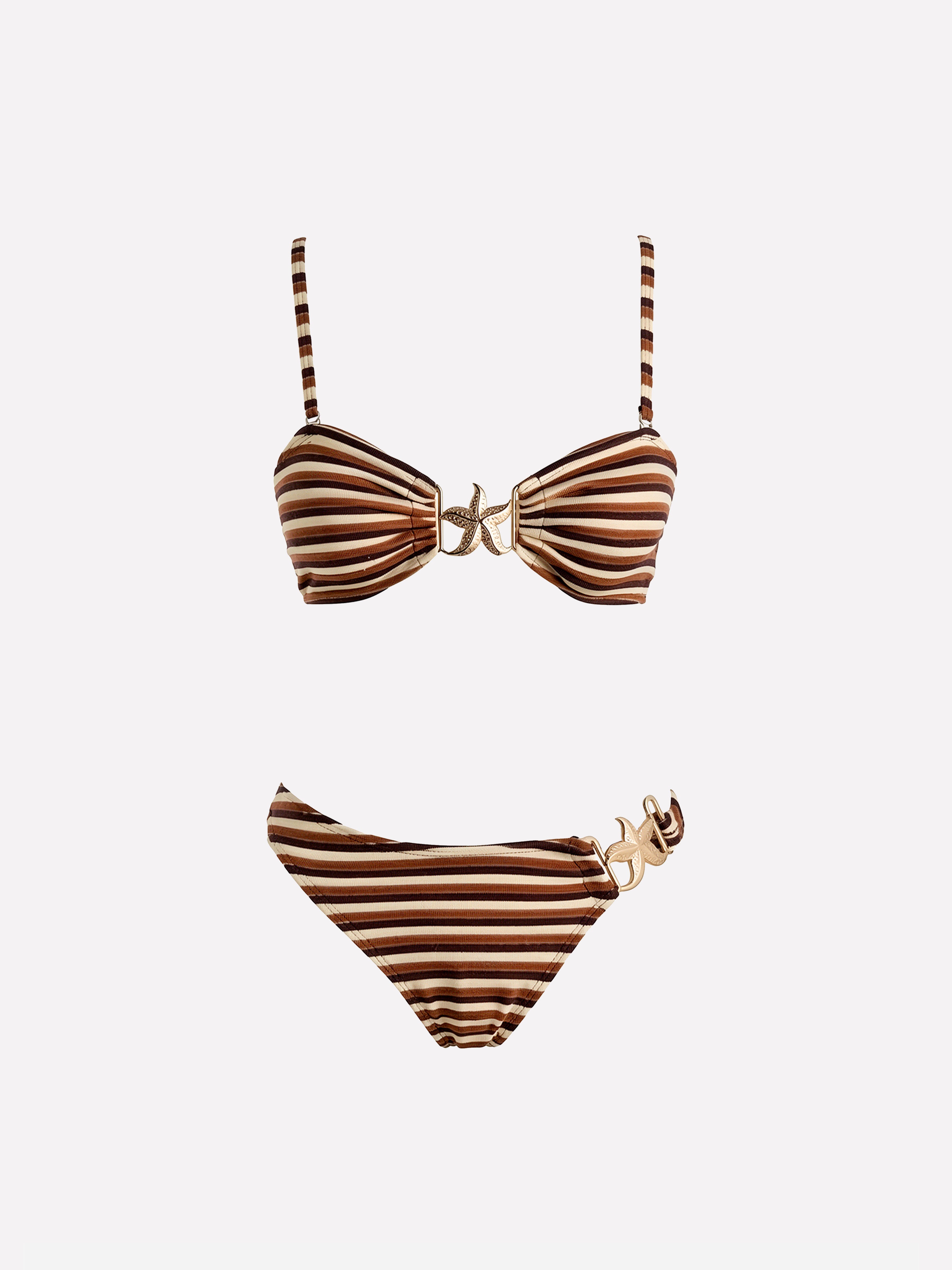 Thalor Starfish Striped Bikini Set