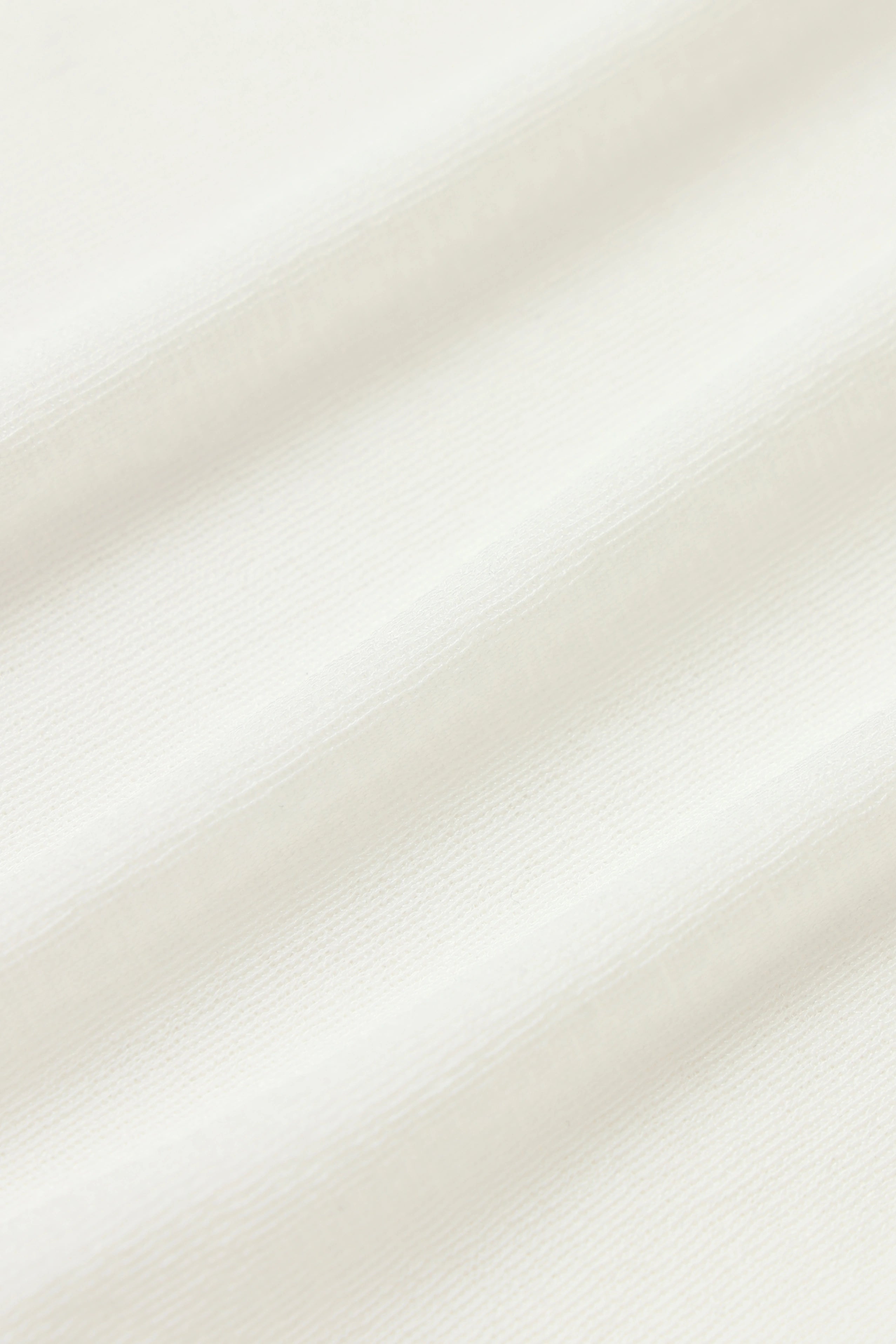 One-Shoulder Elastic Waist Top-White