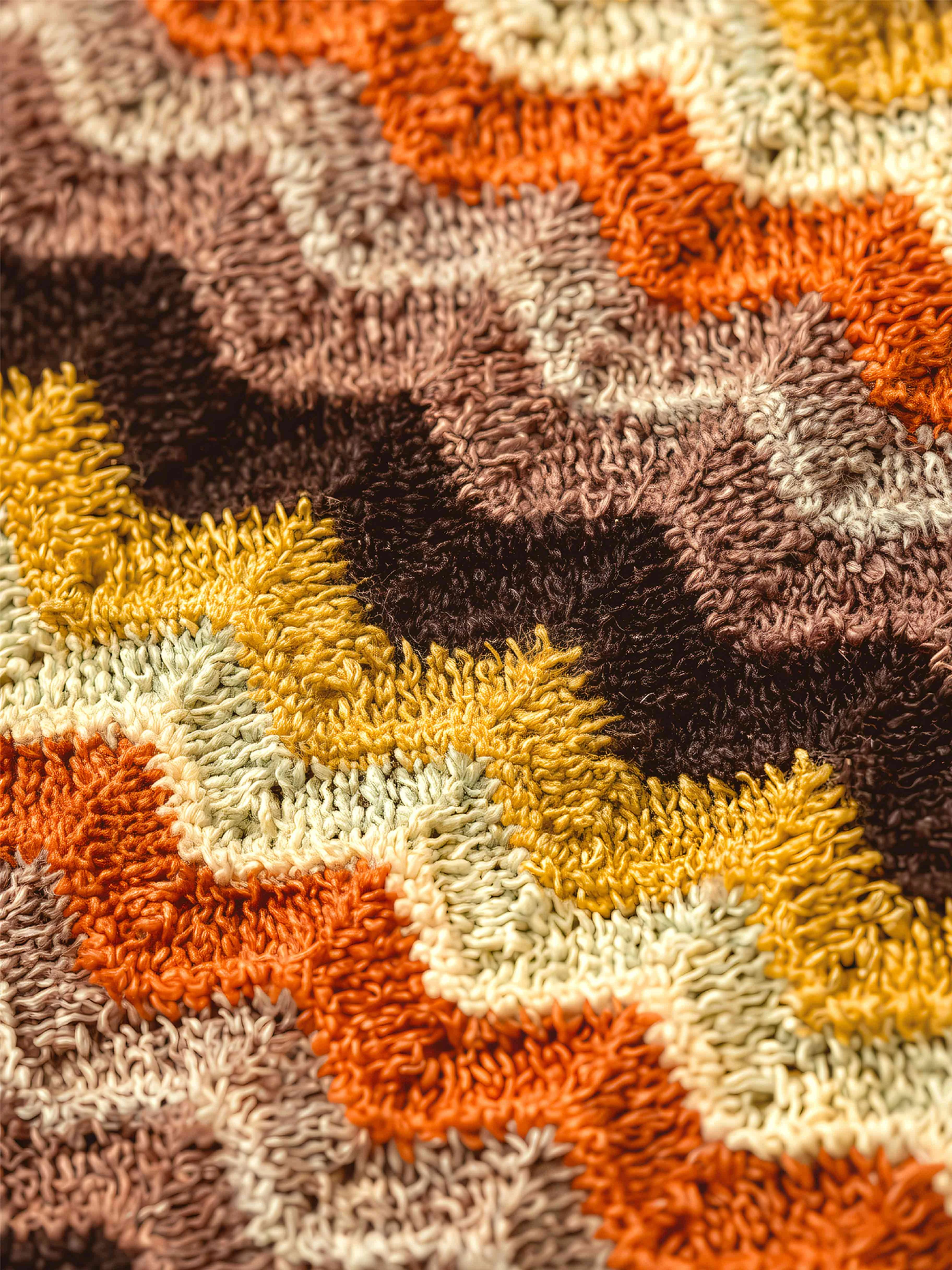 Caldera Striped Halter Slim Tie Bikini Top-Brown