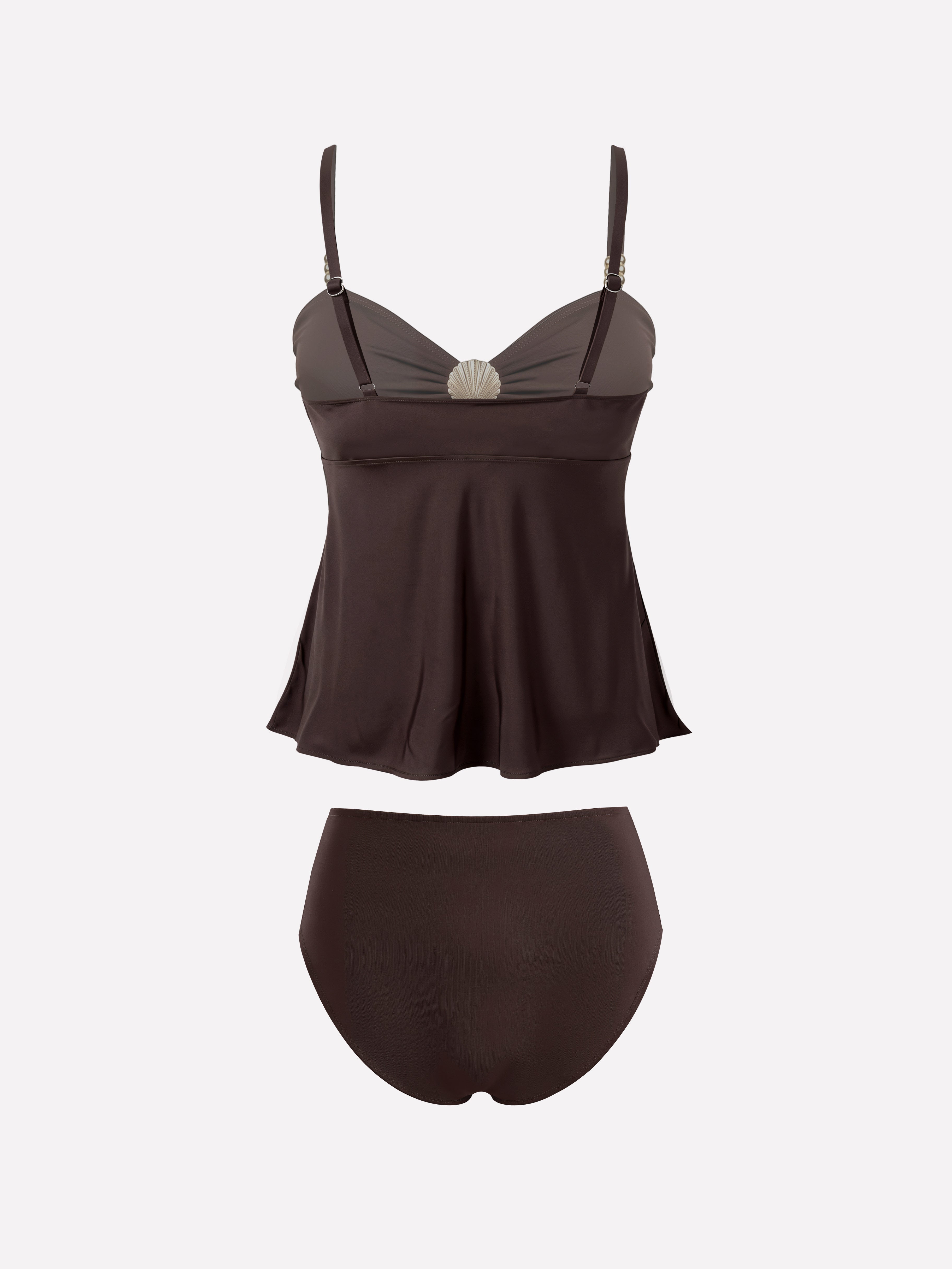 Nerina Beaded Strap Tankini Set