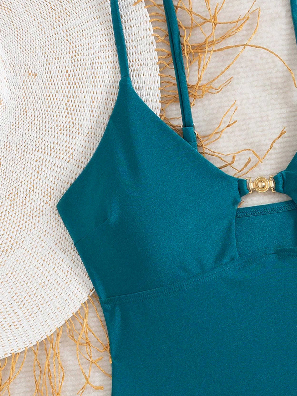 Lunel Metal Detail Tankini Set