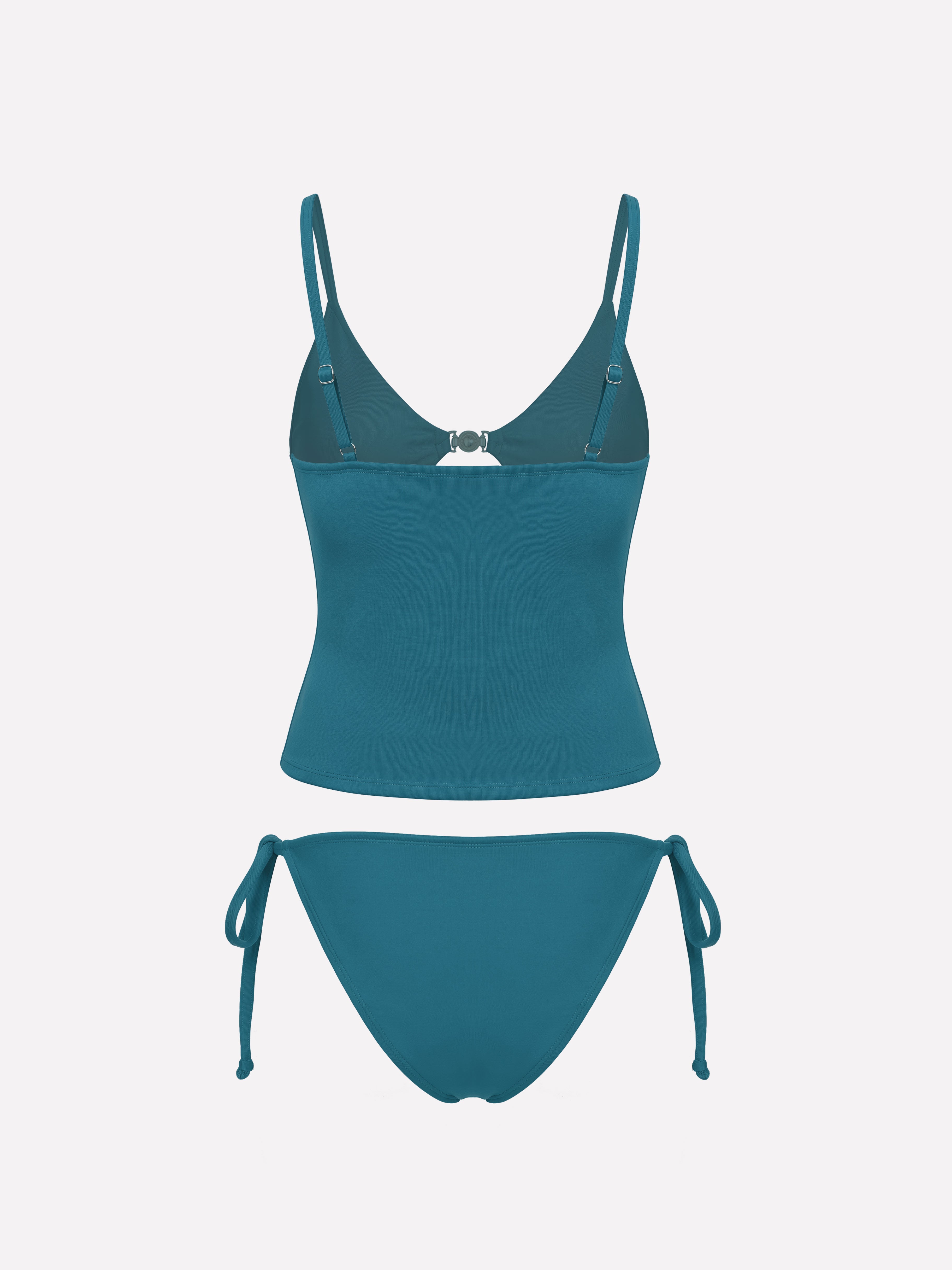 Lunel Metal Detail Tankini Set