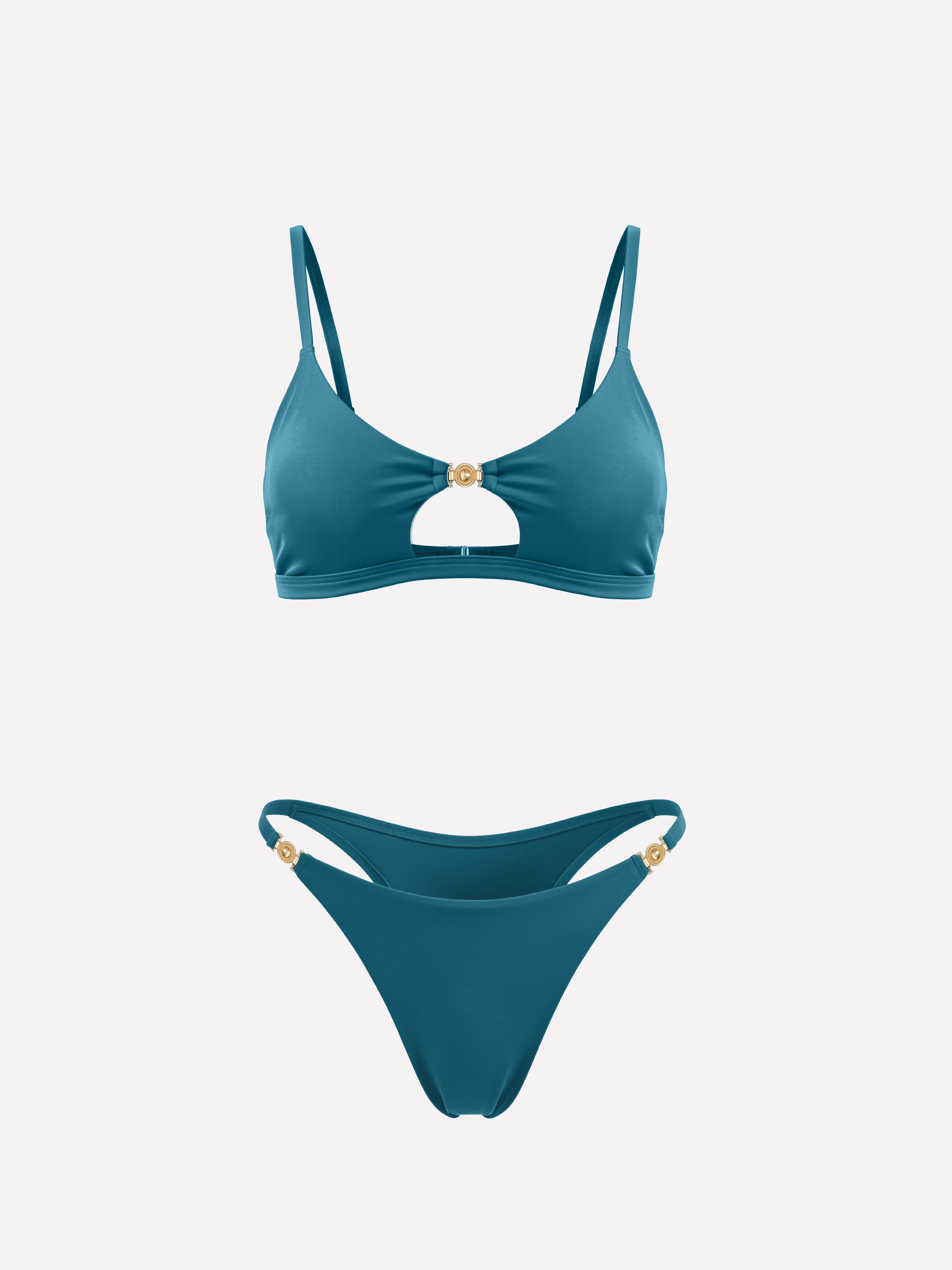 Lunel Metal Detail Bikini Set