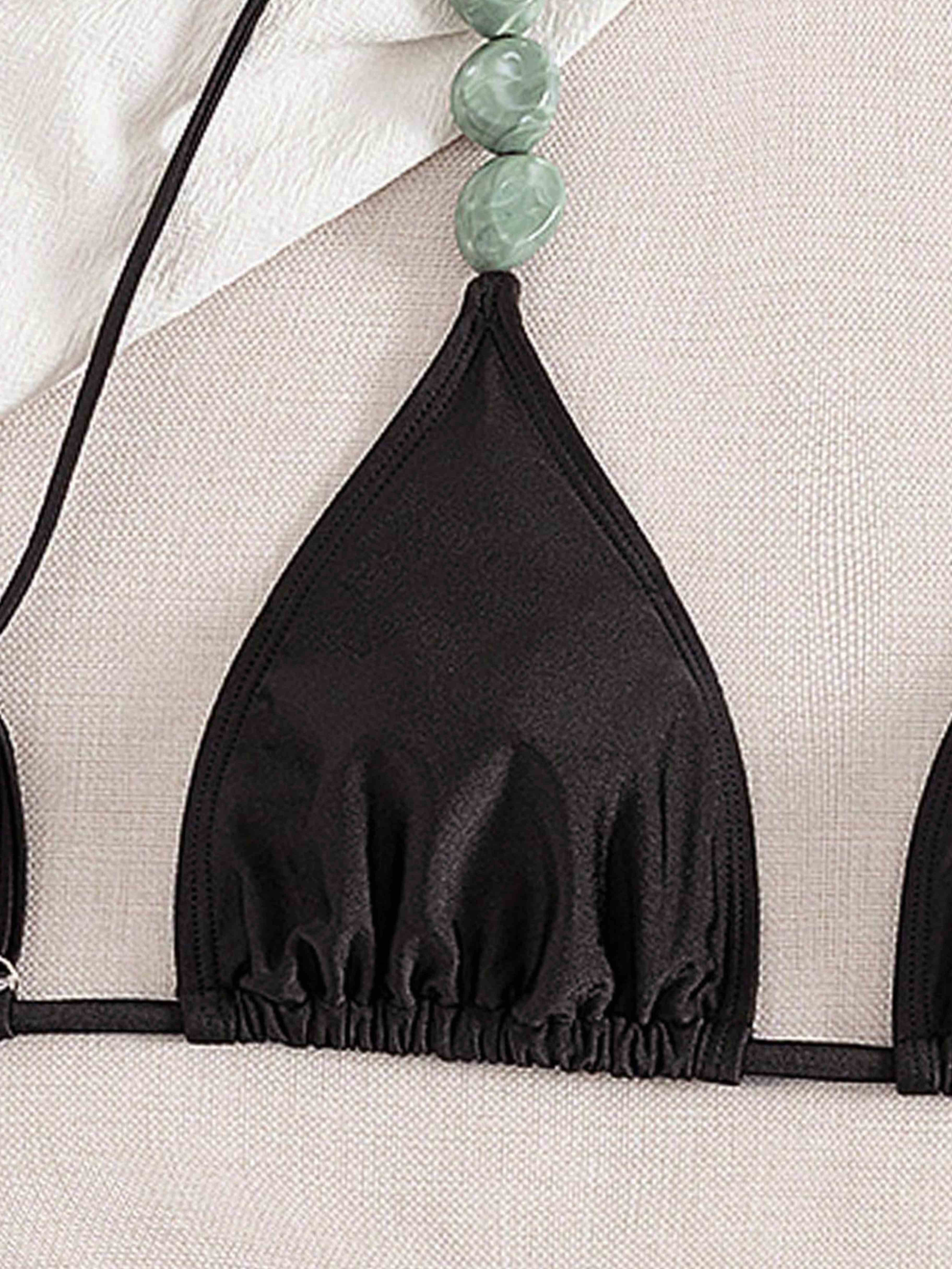 Sable Minimal Tie Bikini Set