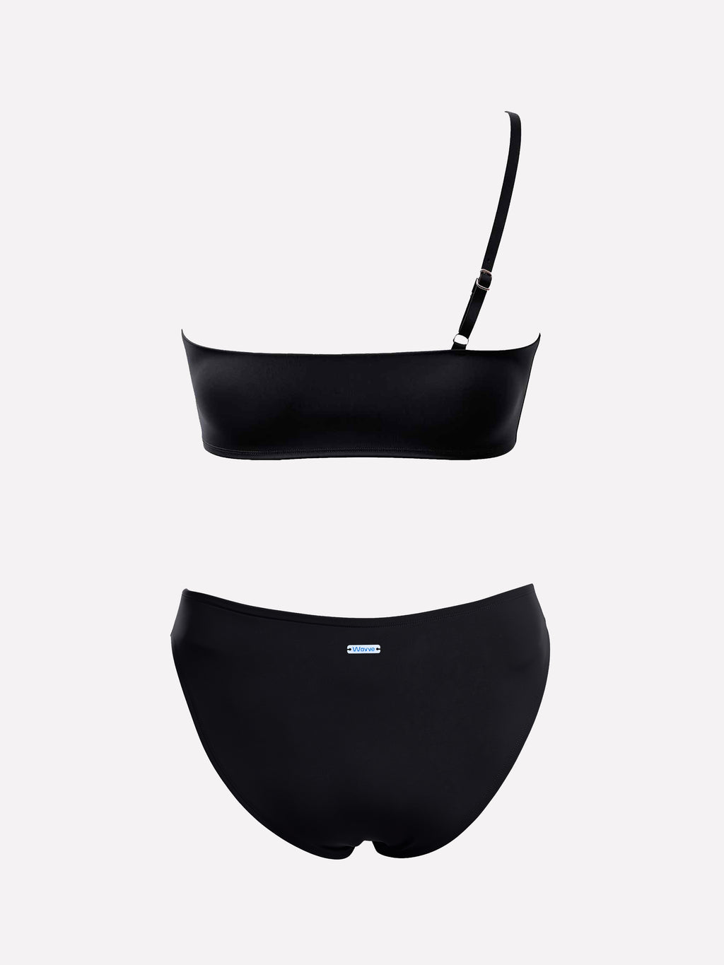 Sable One-Shoulder Minimal Bikini Set