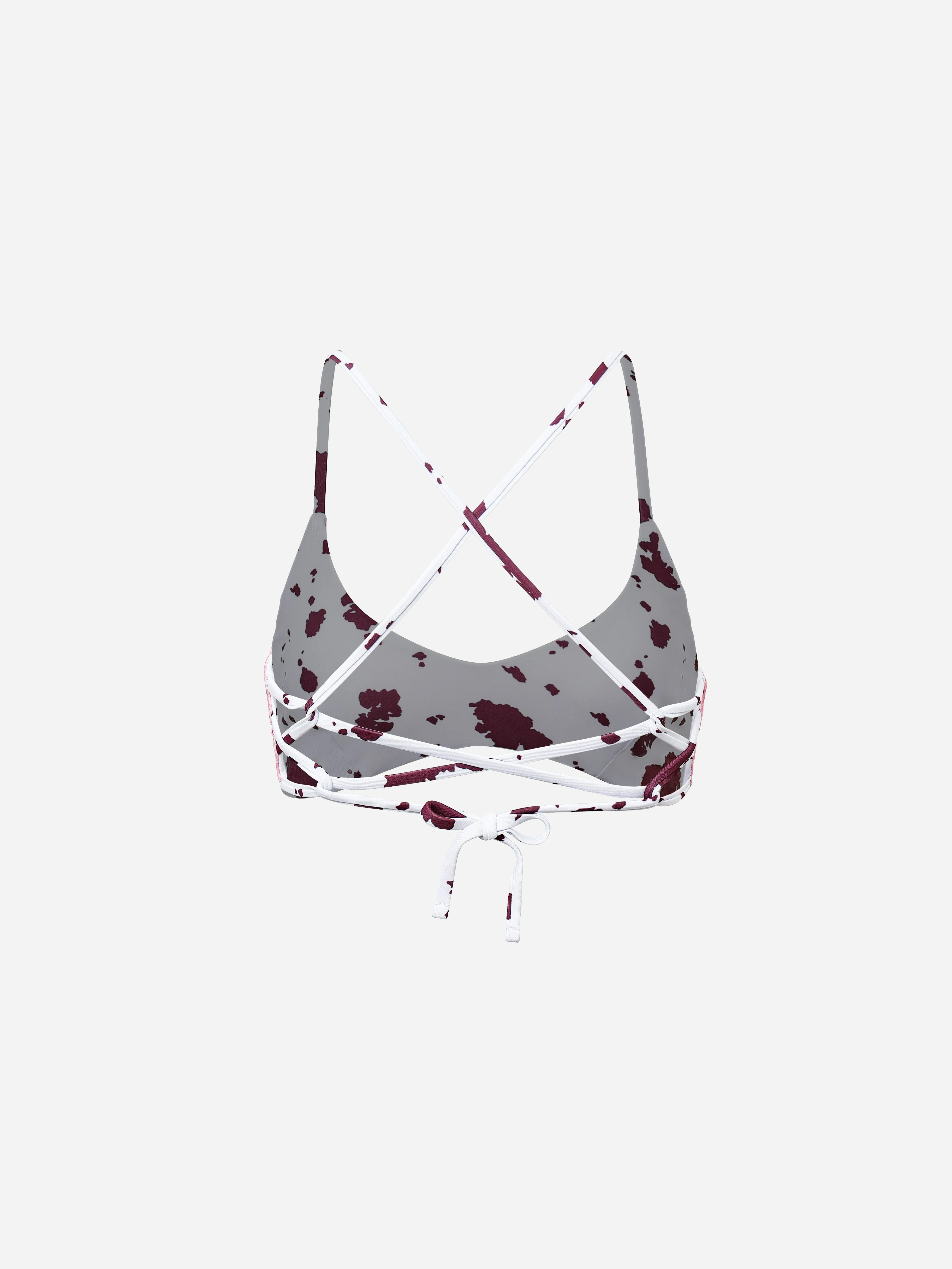 Virea Reversible Halter Bikini Top-Fuchsia