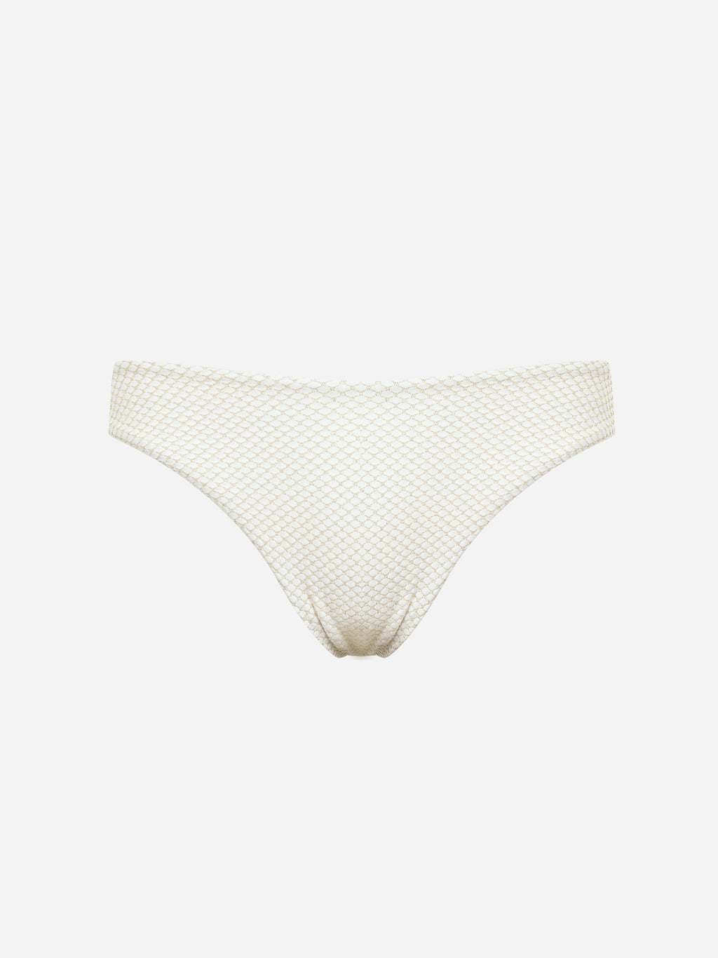 Lunel Metallic Tankini Bottom-White