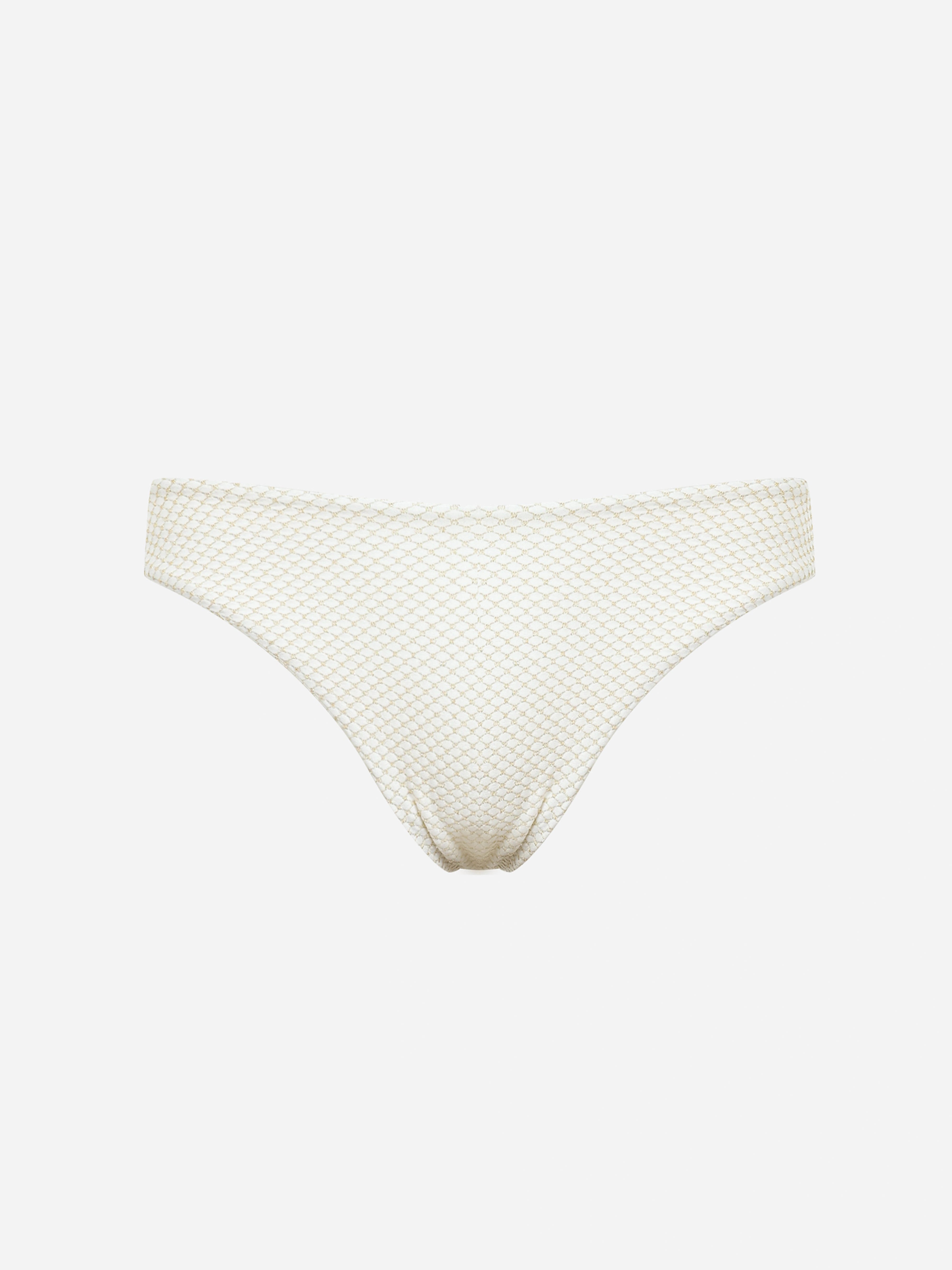 Lunel Metallic Tankini Bottom-White